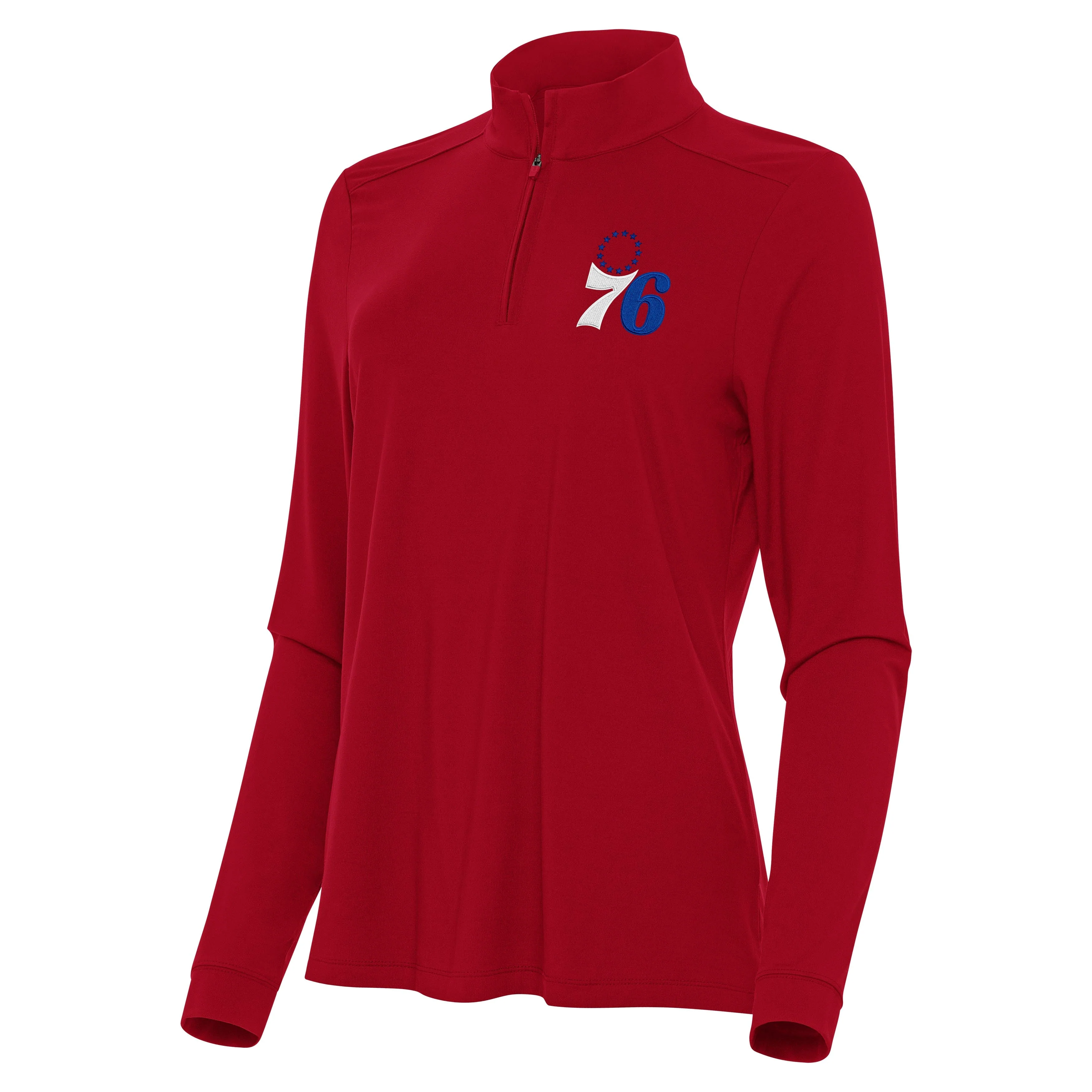 Philadelphia 76ers Womens Intent Quarter Zip Pullover - Image 4