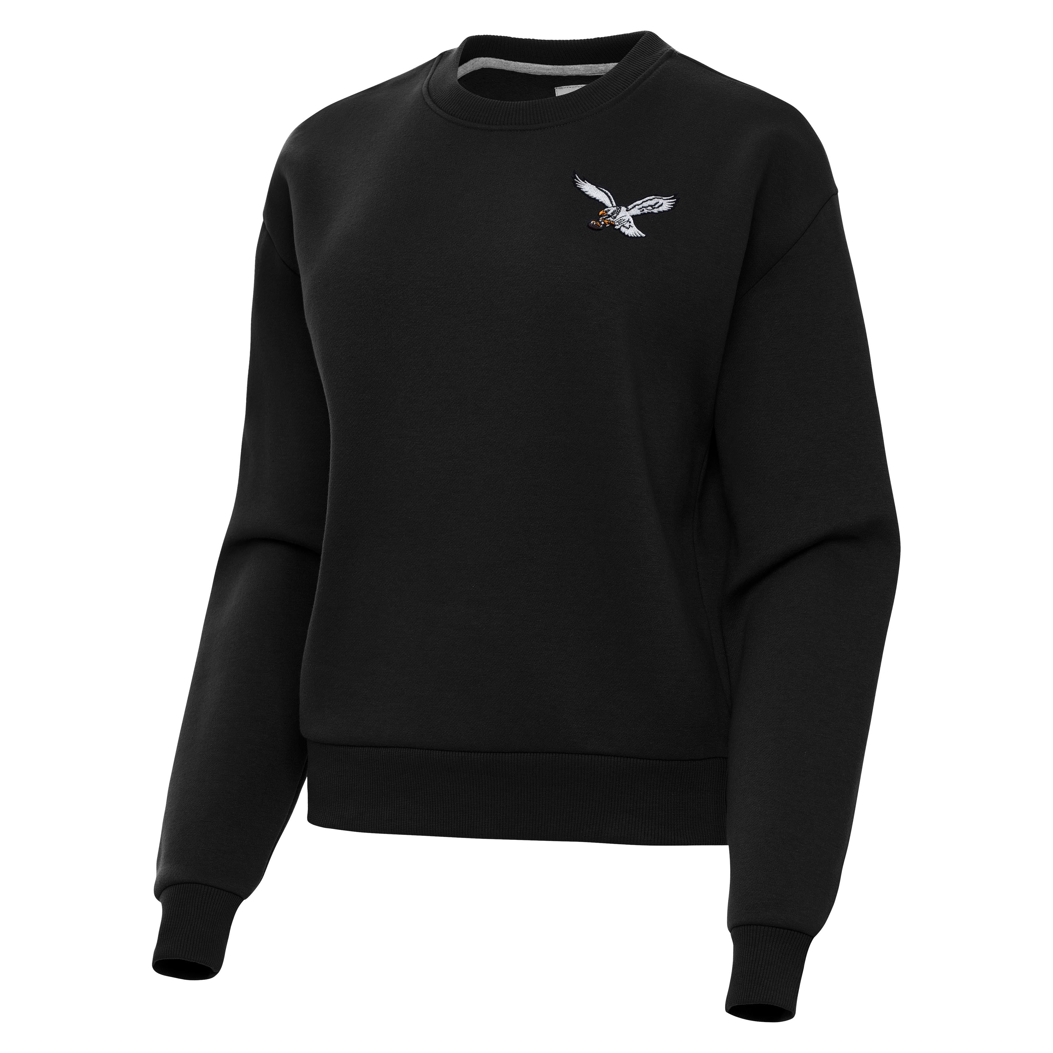 Philadelphia Eagles White Eagle Womens Victory Crew