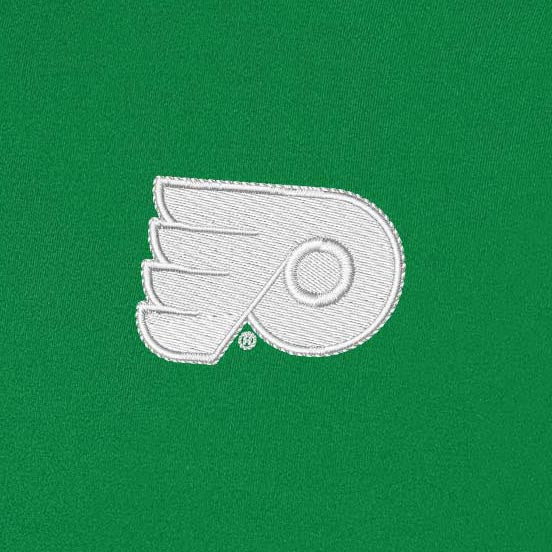 Philadelphia Flyers Era St Patricks Day White Logo Polo - Image 2