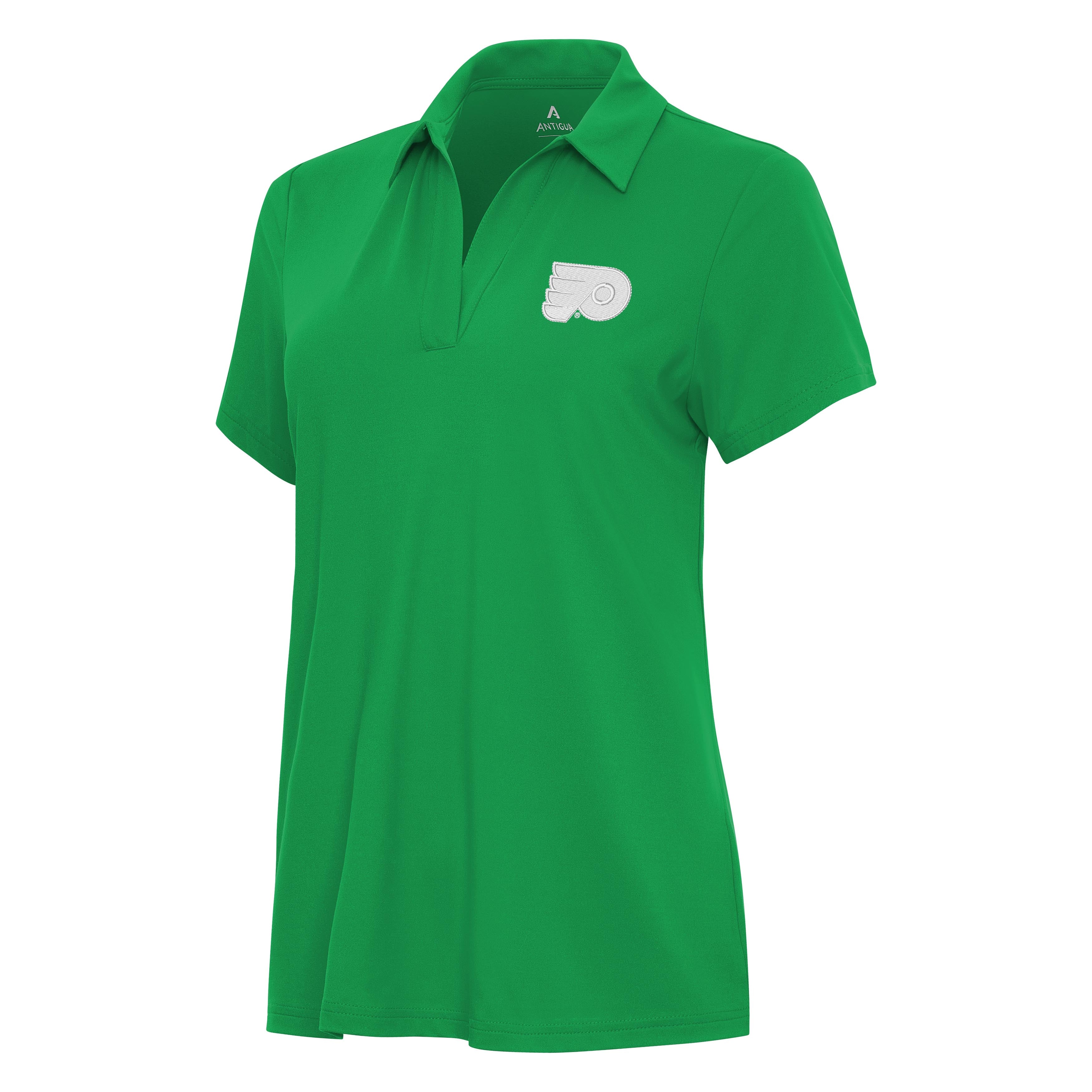 Philadelphia Flyers Womens Era St Patricks Day white Logo Polo