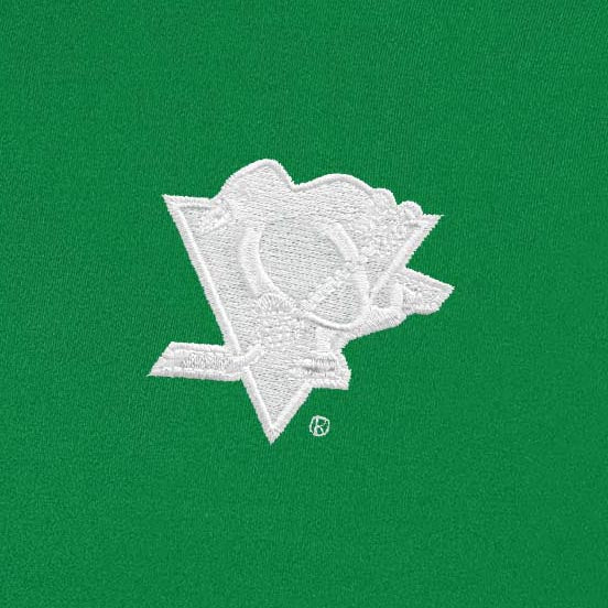Pittsburgh Penguins Era St Patricks Day White Logo Polo - Image 2