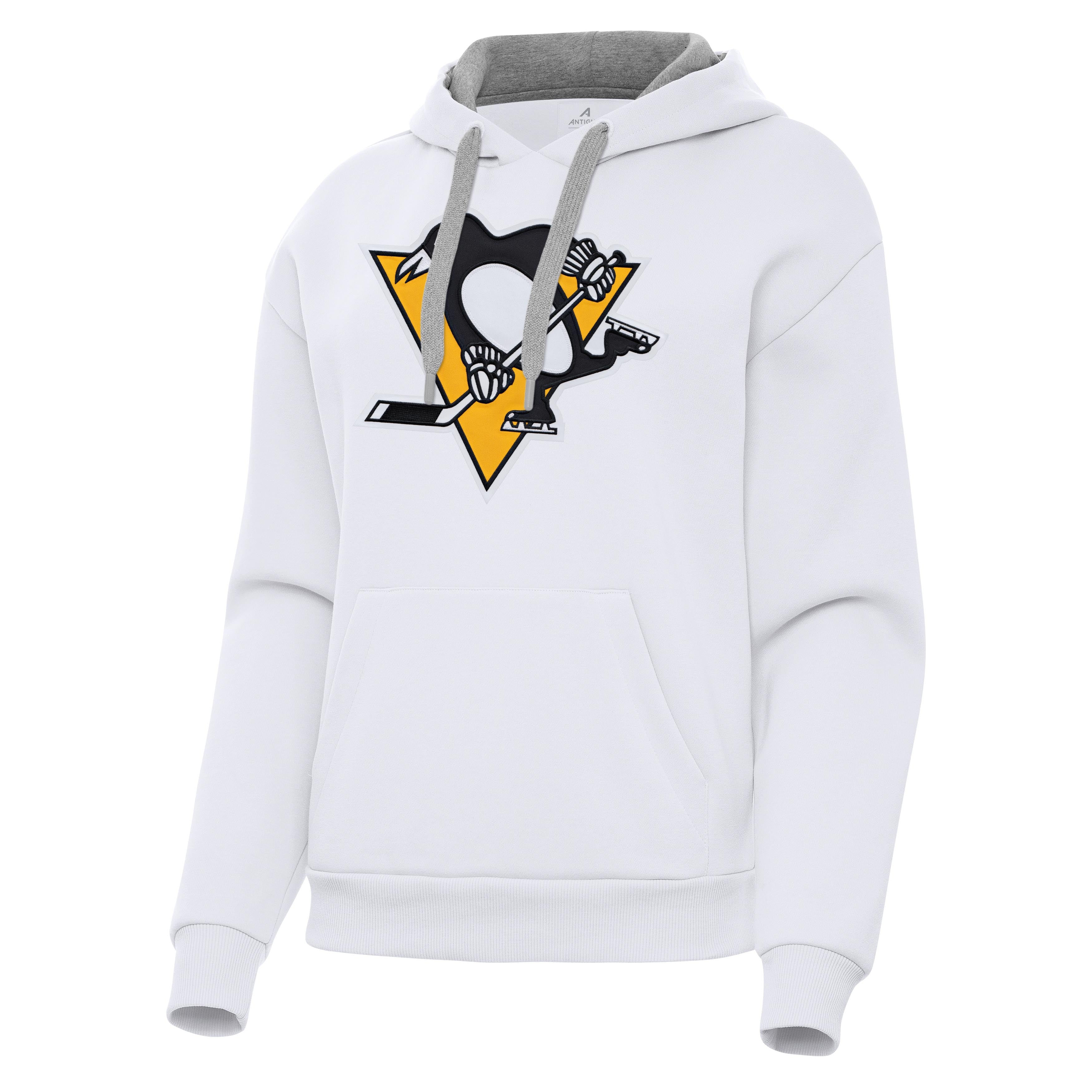Pittsburgh Penguins Womens Victory Full Front Logo Pullover Hood