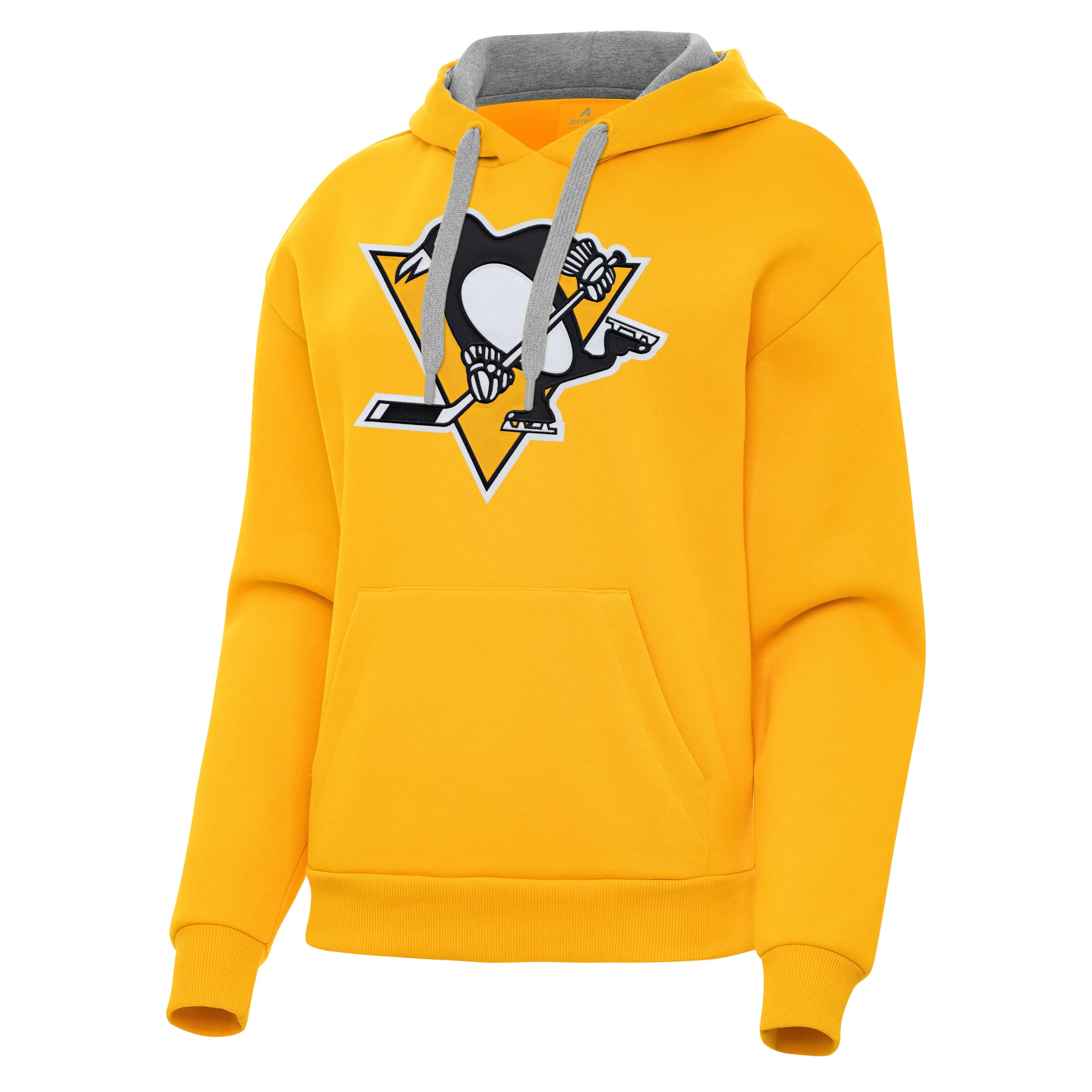 Pittsburgh Penguins Womens Victory Full Front Logo Pullover Hood - Image 4