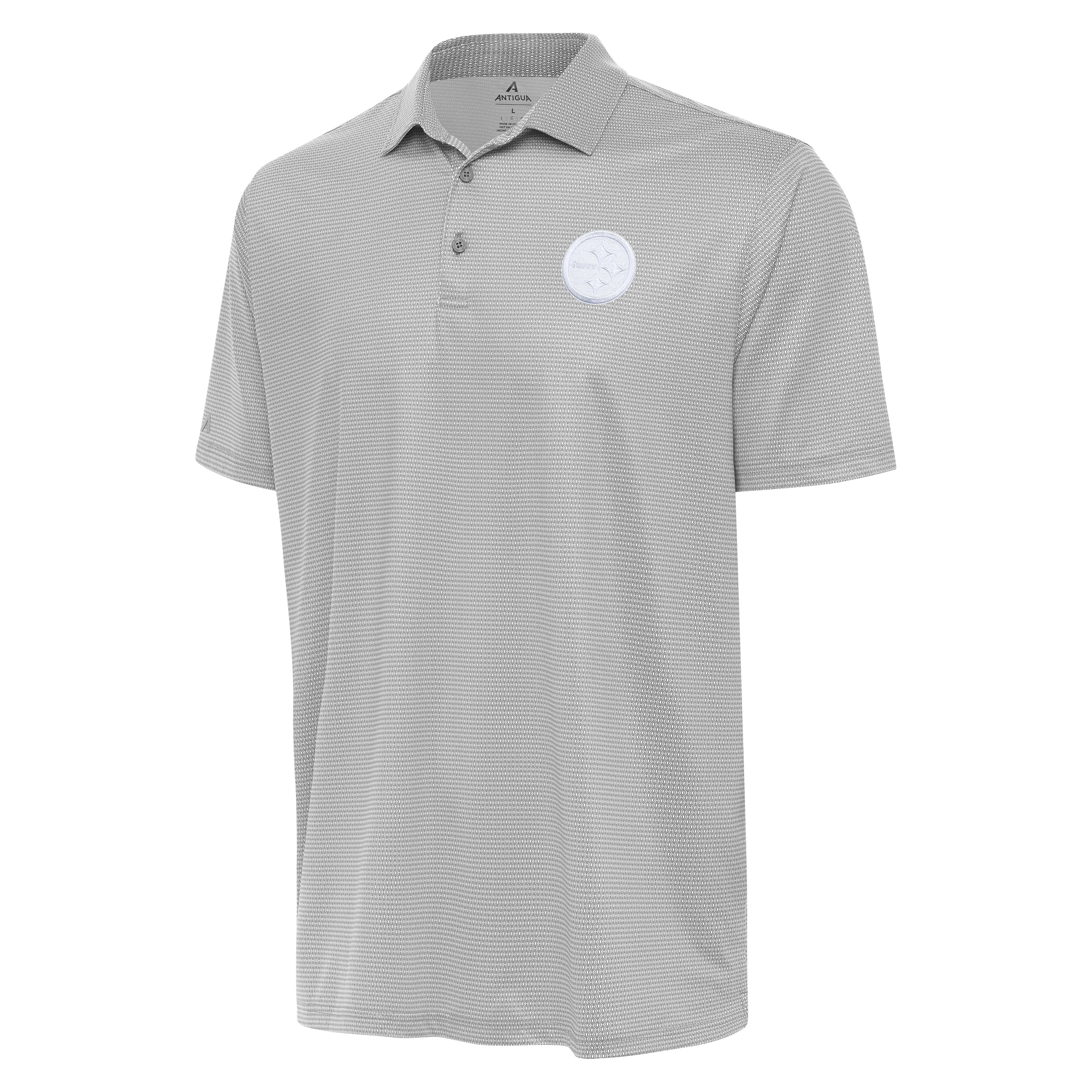 Pittsburgh Steelers Rings White Logo Polo