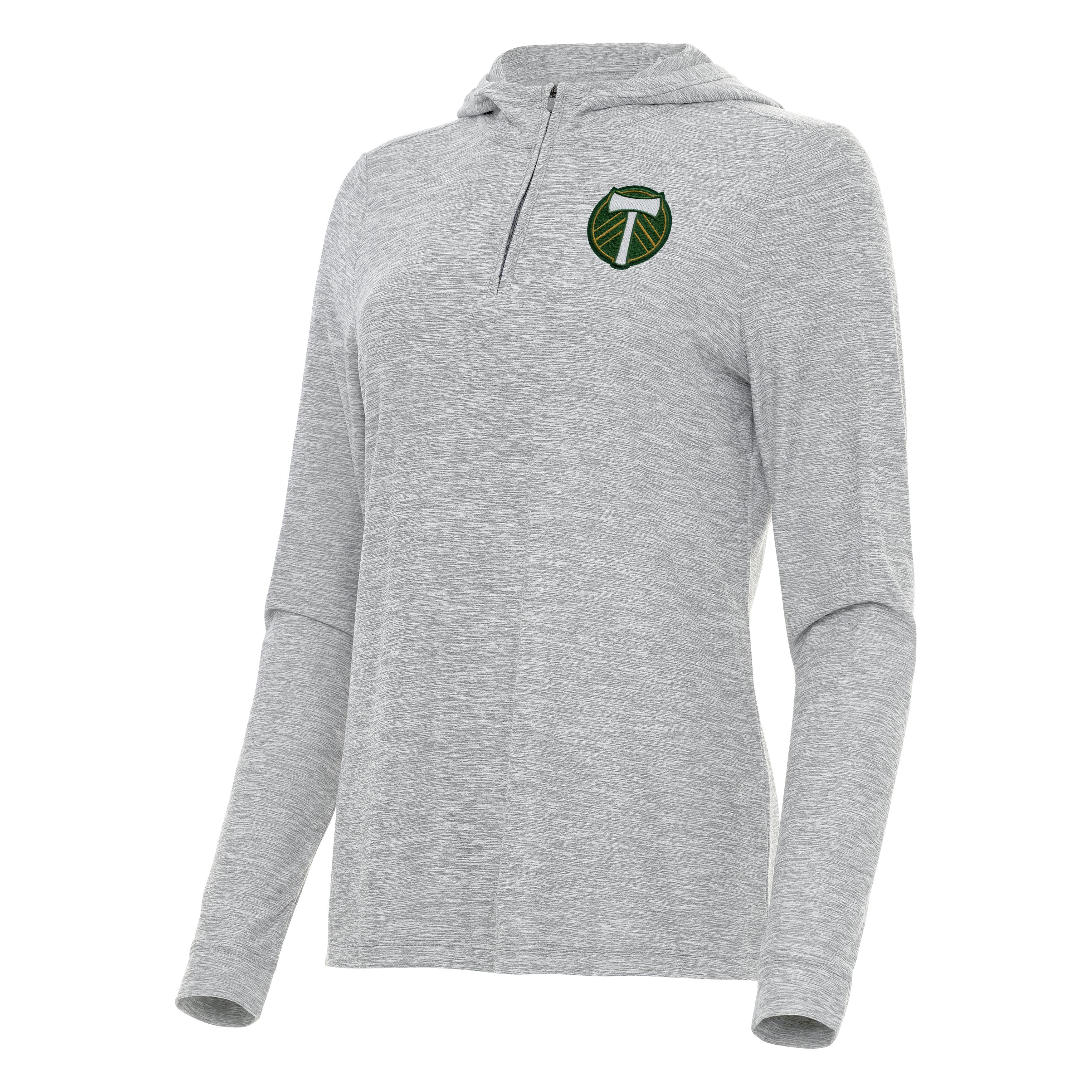 Portland Timbers Womens Daybreak Quarter Zip Pullover Hood