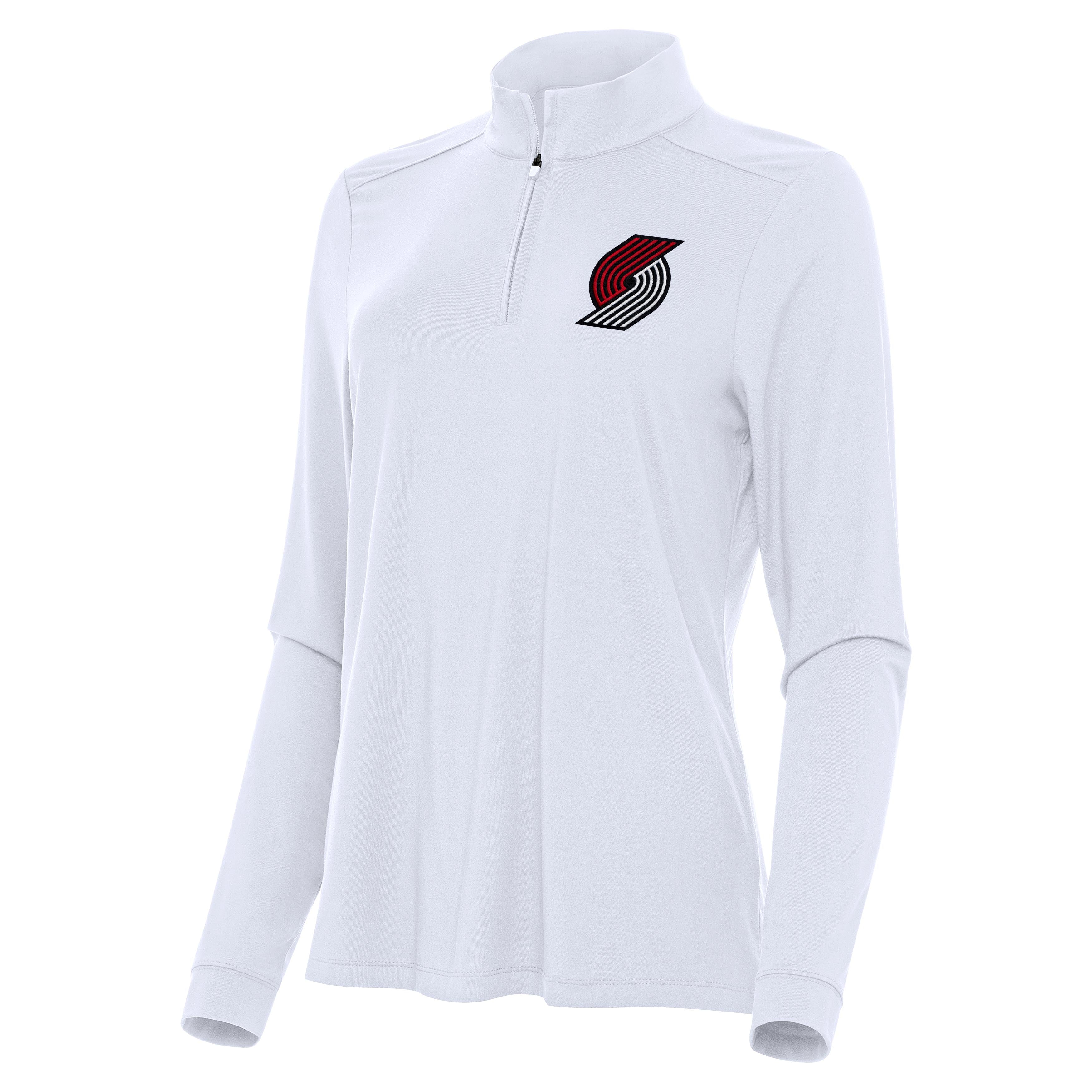 Portland Trail Blazers Womens Intent Quarter Zip Pullover