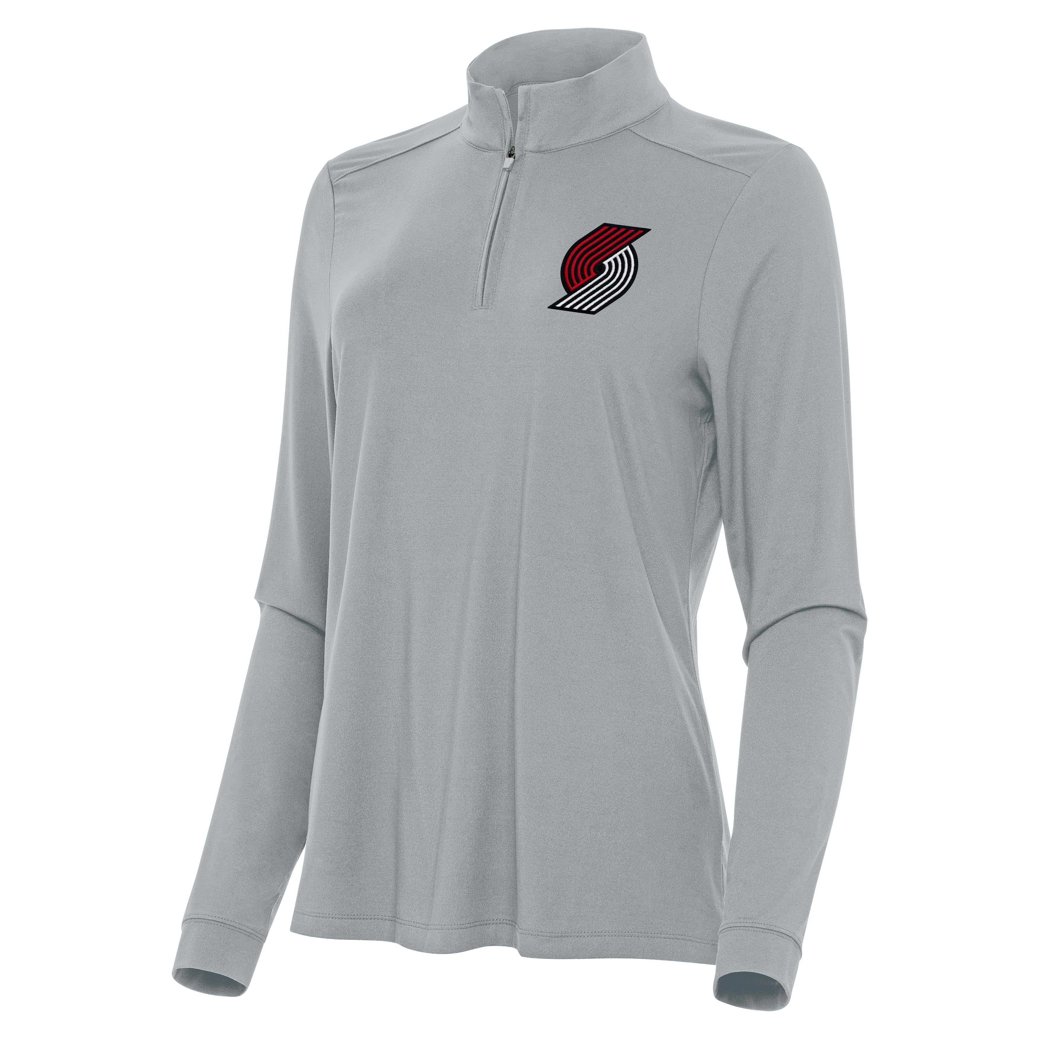Portland Trail Blazers Womens Intent Quarter Zip Pullover - Image 4