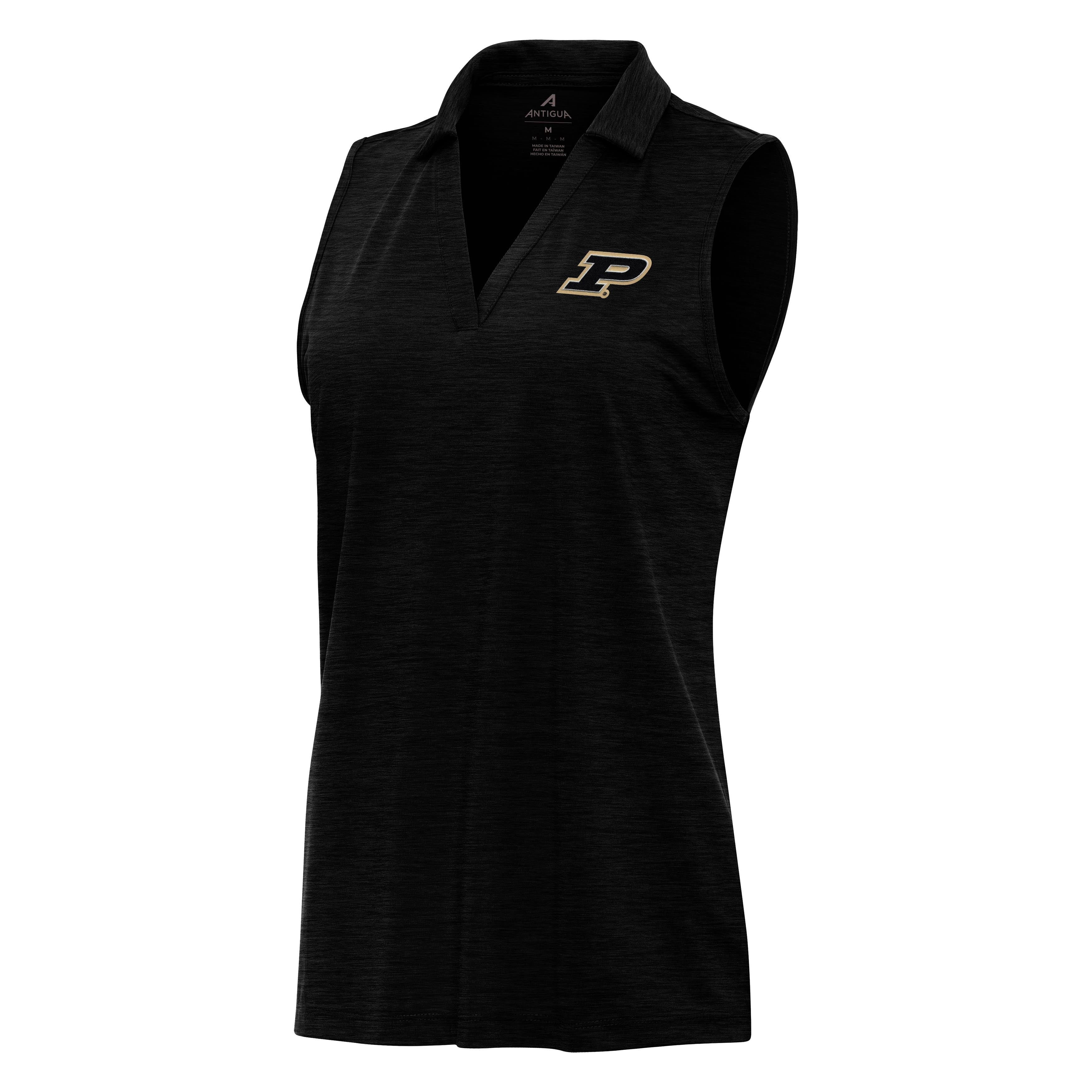 Purdue Boilermakers Womens Layout Sleeveless Polo
