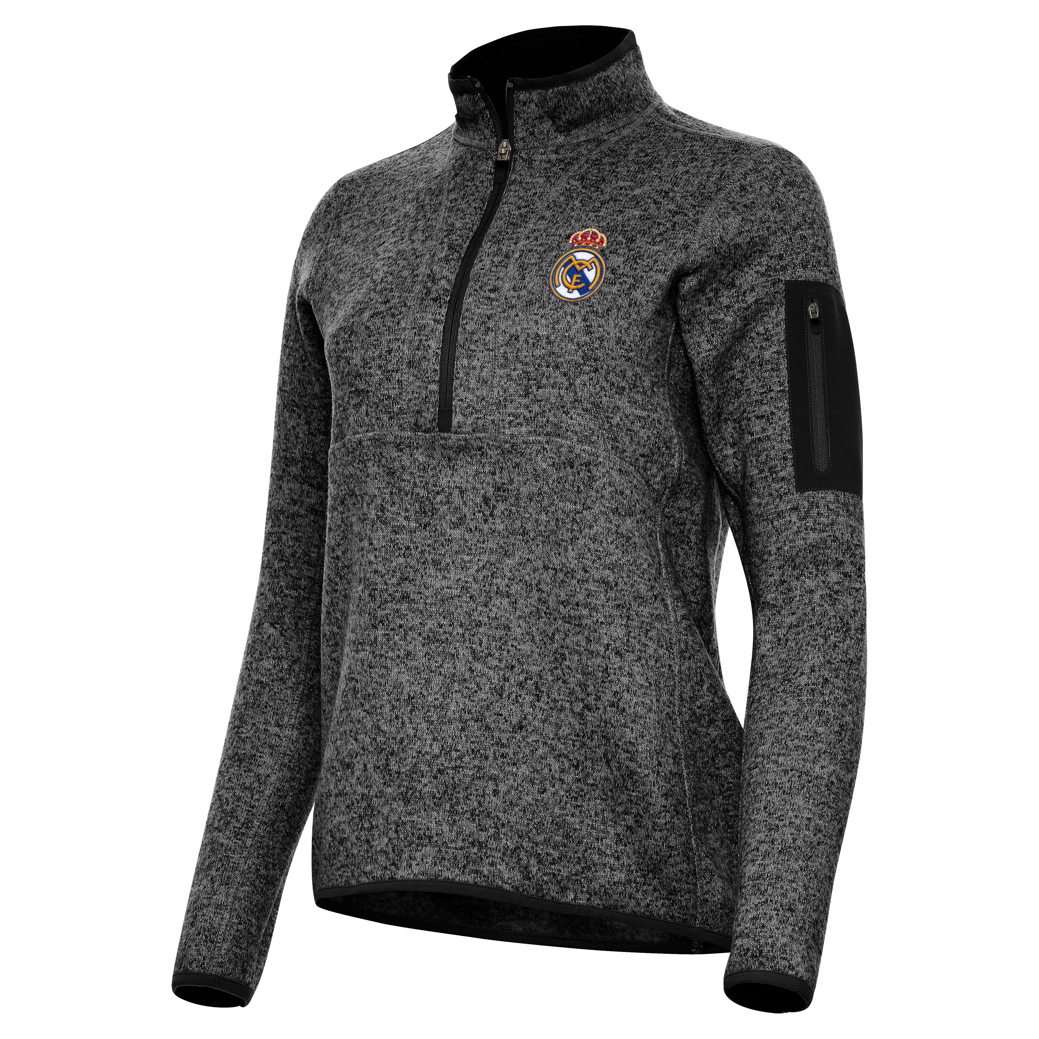 Real Madrid Womens Fortune Half Zip Pullover