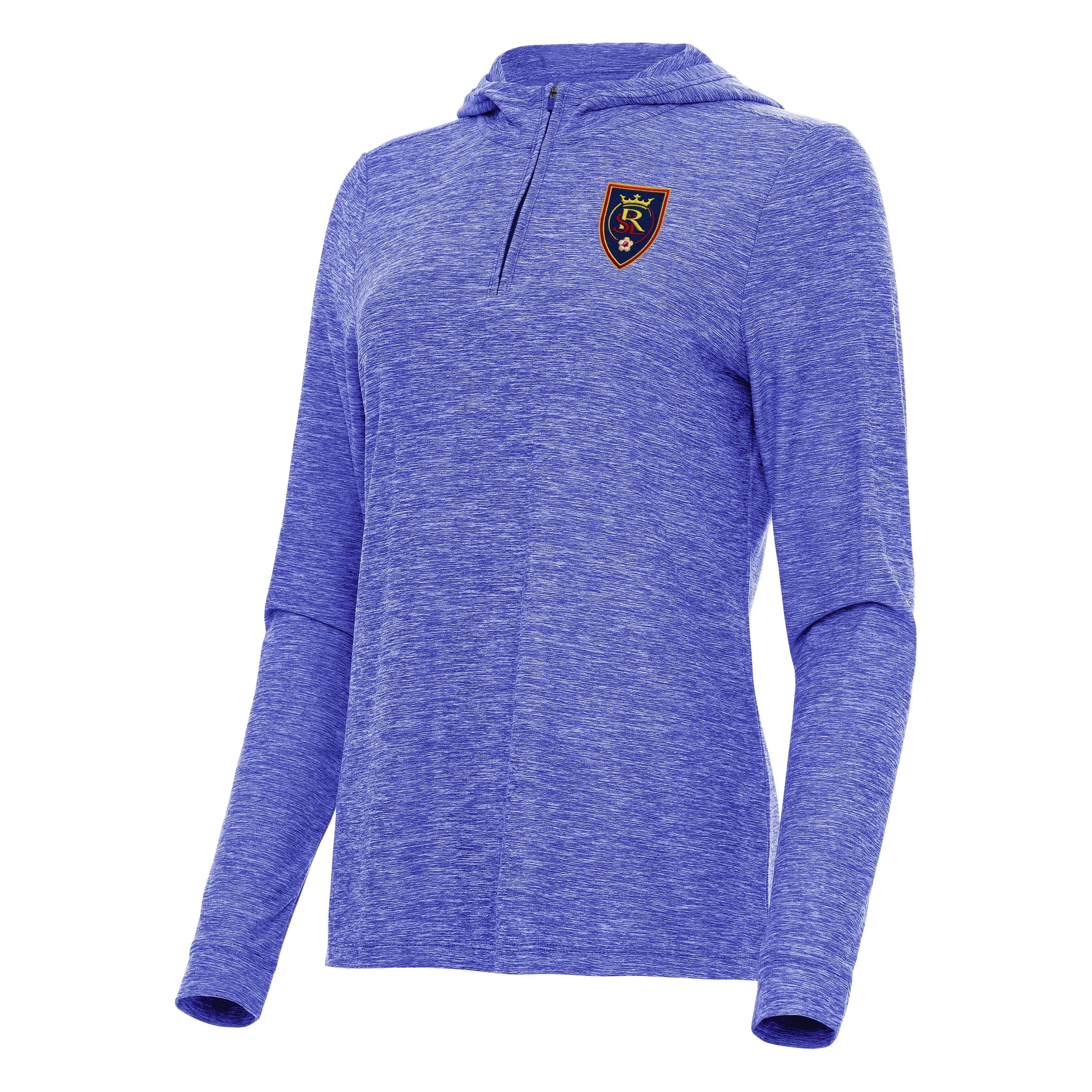 Real Salt Lake Womens Daybreak Quarter Zip Pullover Hood