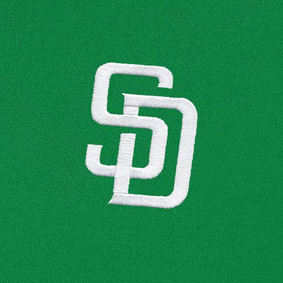 San Diego Padres Era St Patricks Day White Logo Polo - Image 2