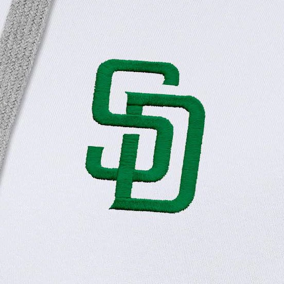 San Diego Padres Womens Victory St Patricks Day Pullover Hood - Image 2