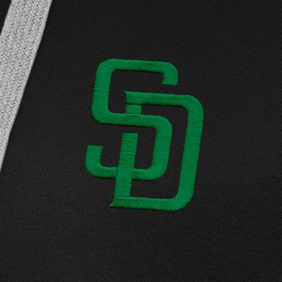 San Diego Padres Womens Victory St Patricks Day Pullover Hood - Image 4