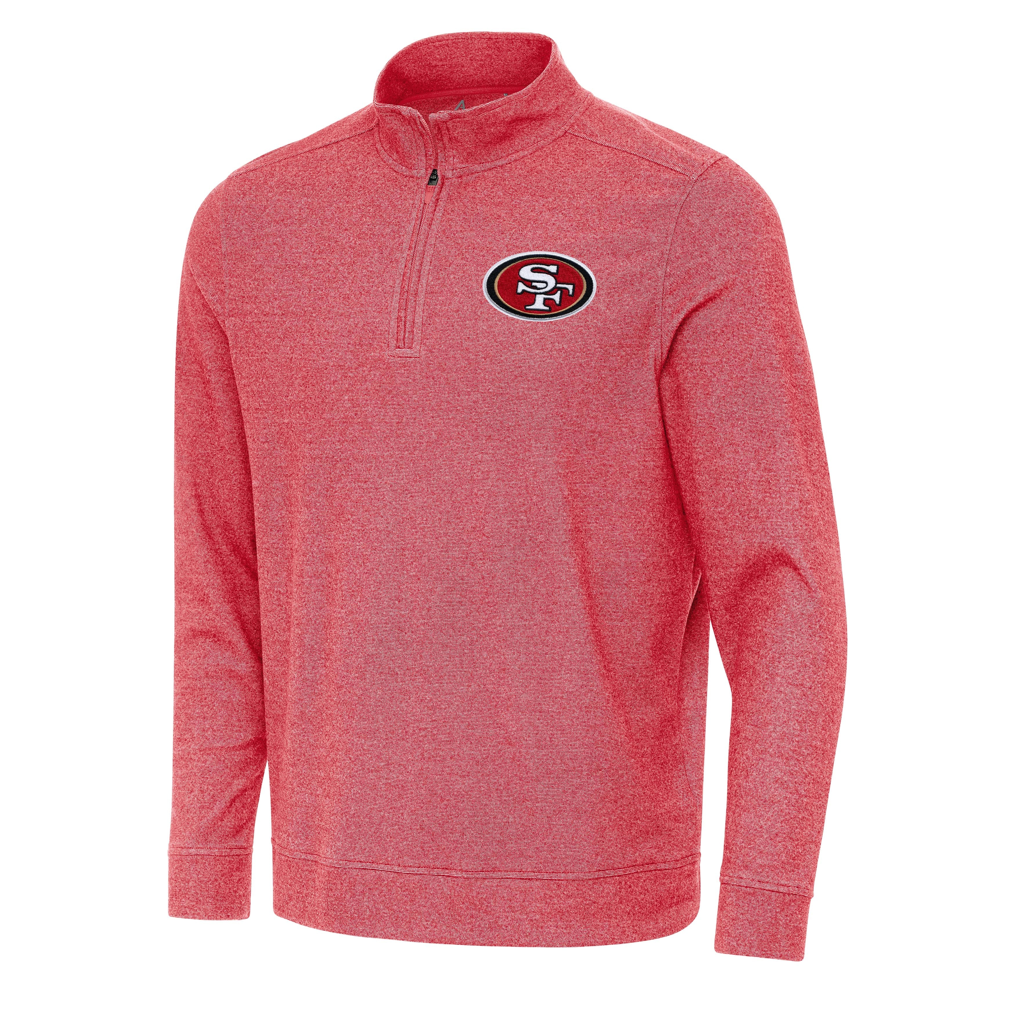 San Francisco 49ers Subtle Quarter Zip Mock