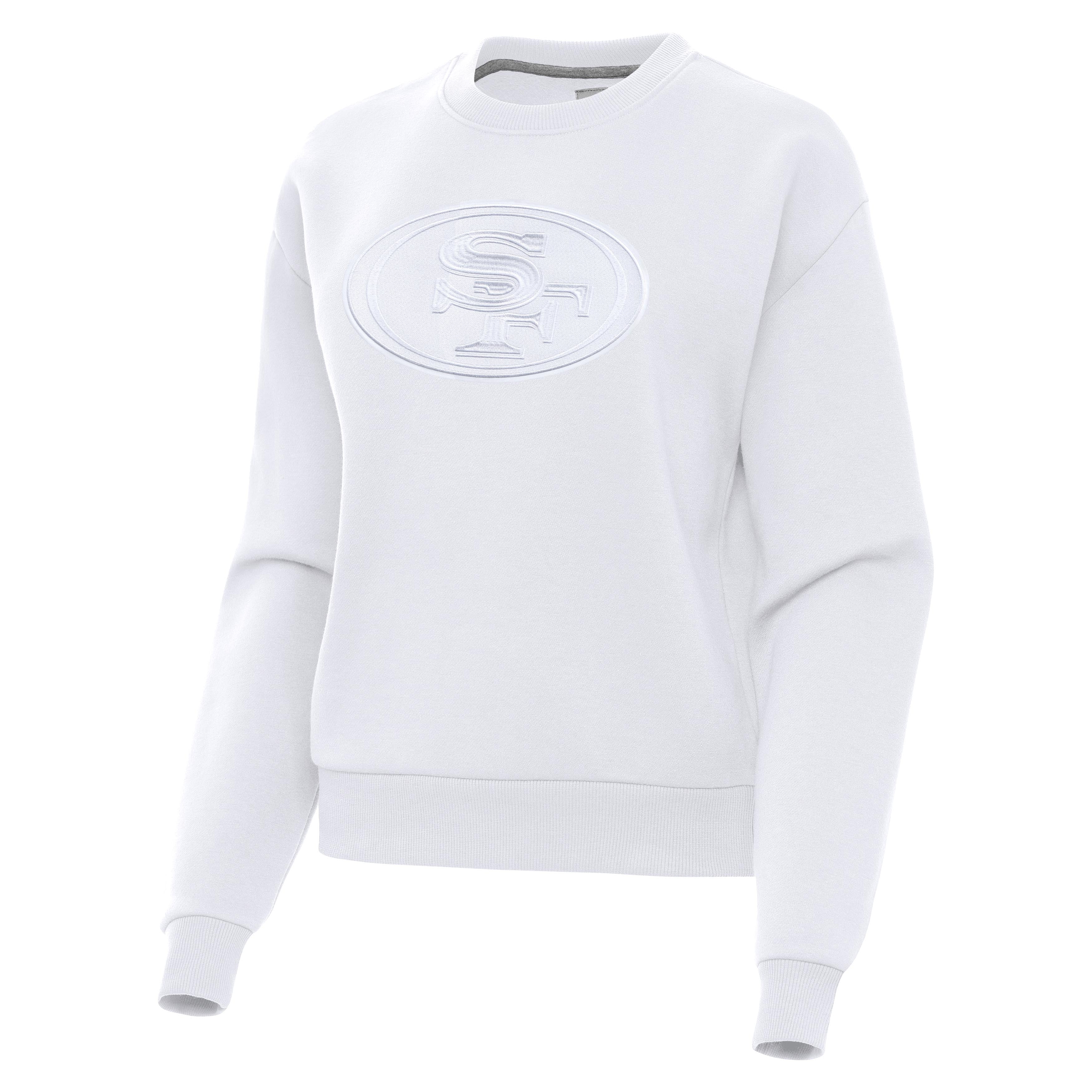 San Francisco 49ers Womens Victory Full Front Logo Crew