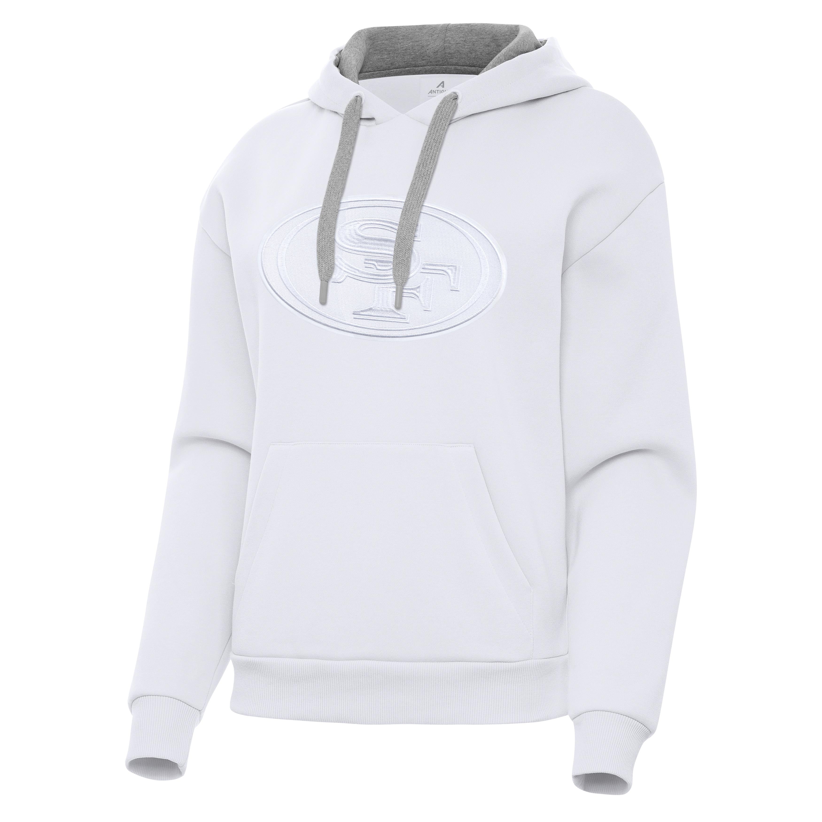 San Francisco 49ers Womens Victory Full Front Logo Pullover Hood