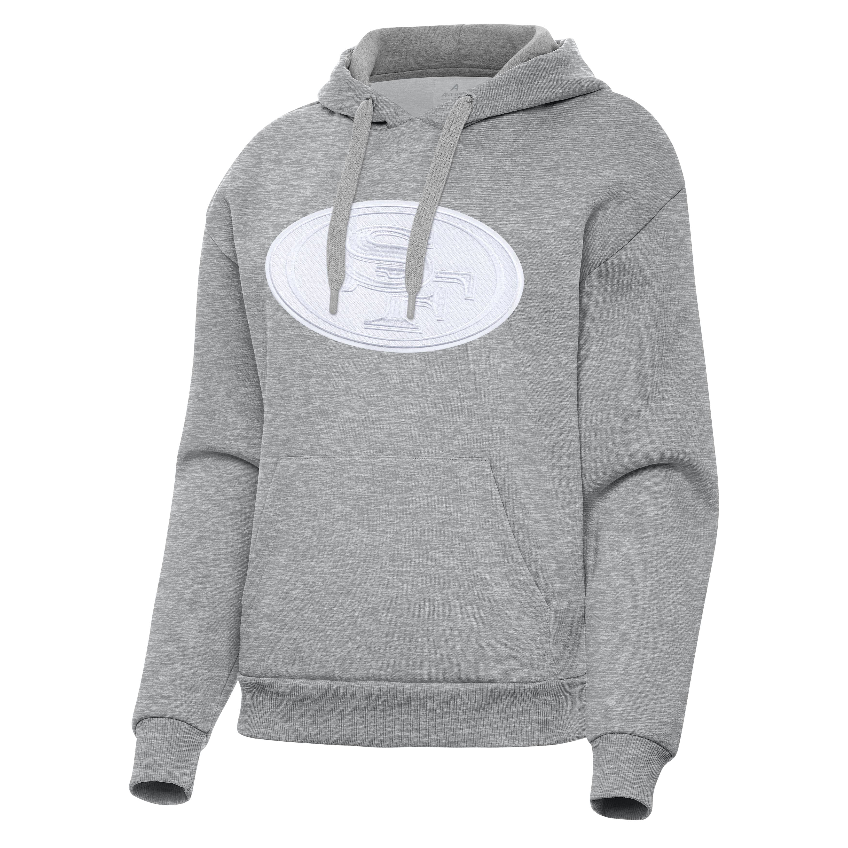 San Francisco 49ers Womens Victory Full Front Logo Pullover Hood - Image 2