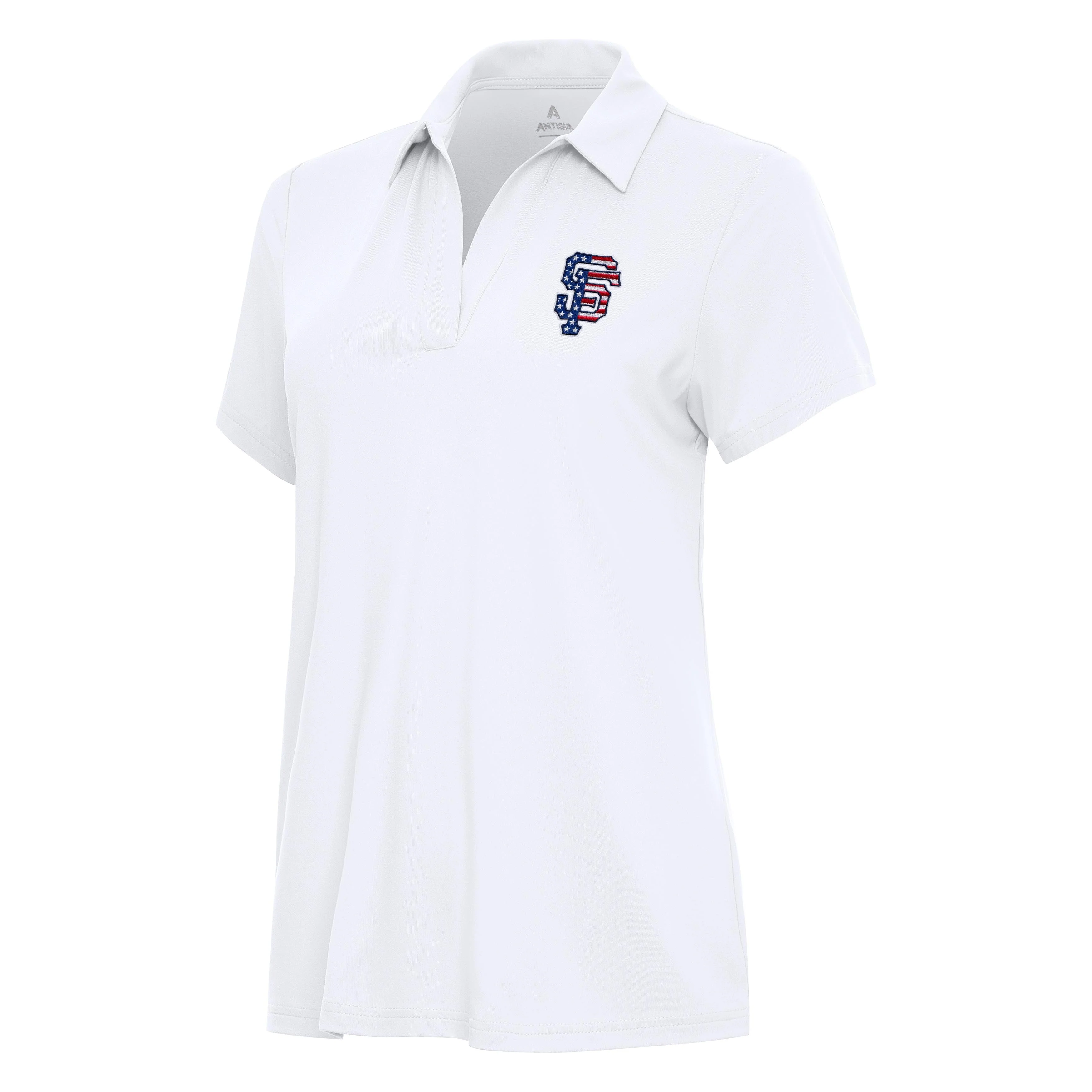 San Francisco Giants Womens Patriotic Logo Polo