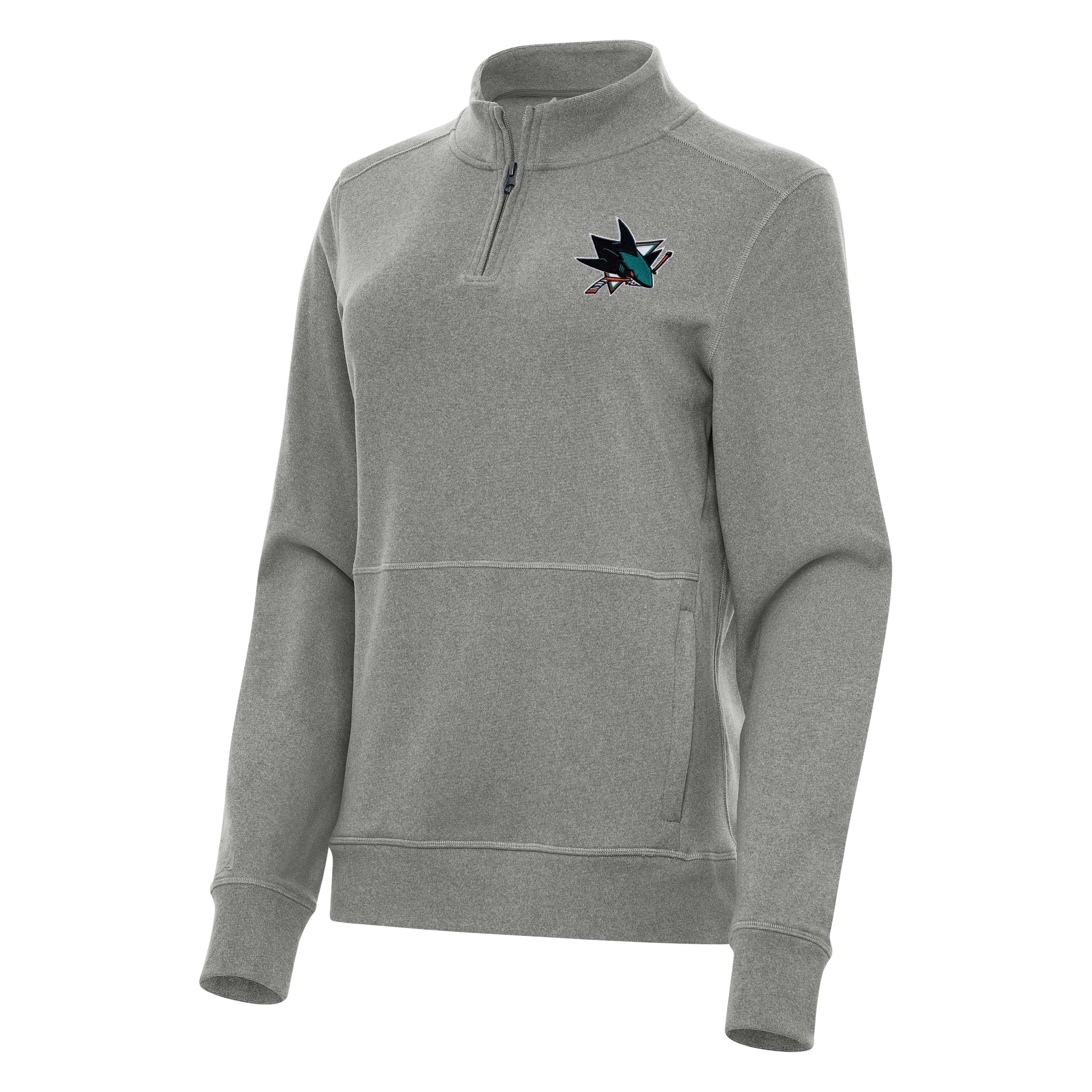 San Jose Sharks Womens Crush Quarter Zip Pullover - Image 2