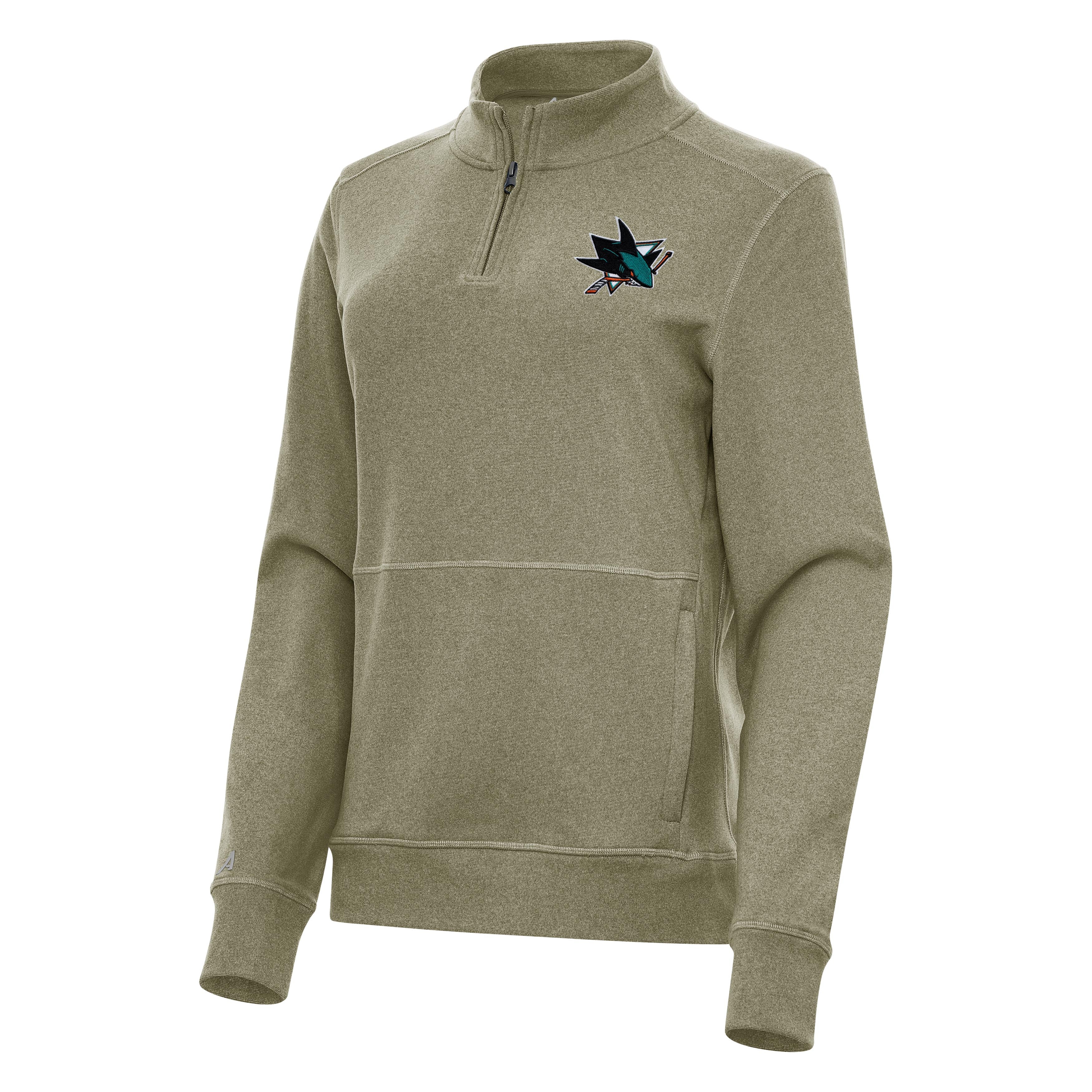 San Jose Sharks Womens Crush Quarter Zip Pullover - Image 3
