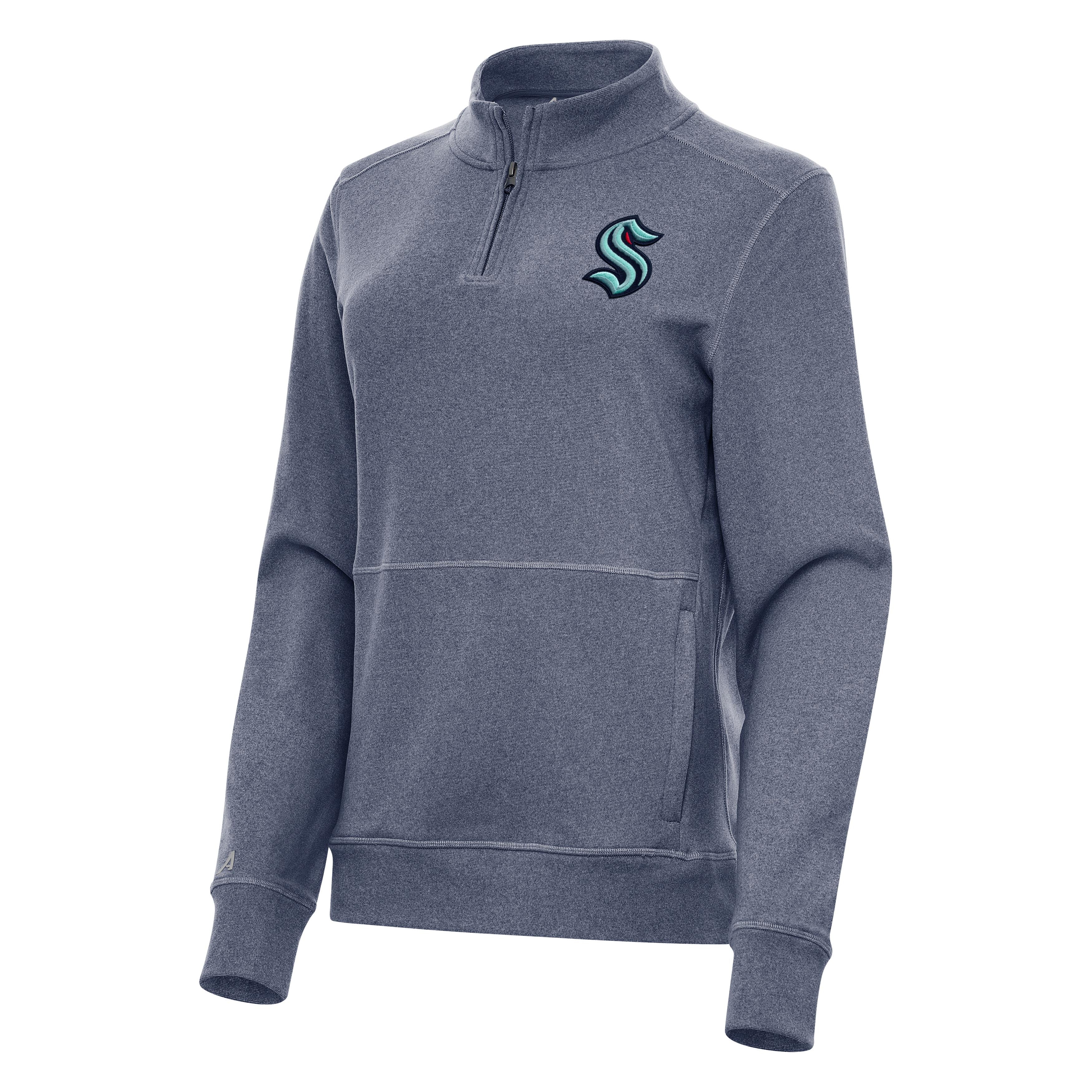 Seattle Kraken Womens Crush Quarter Zip Pullover - Image 2