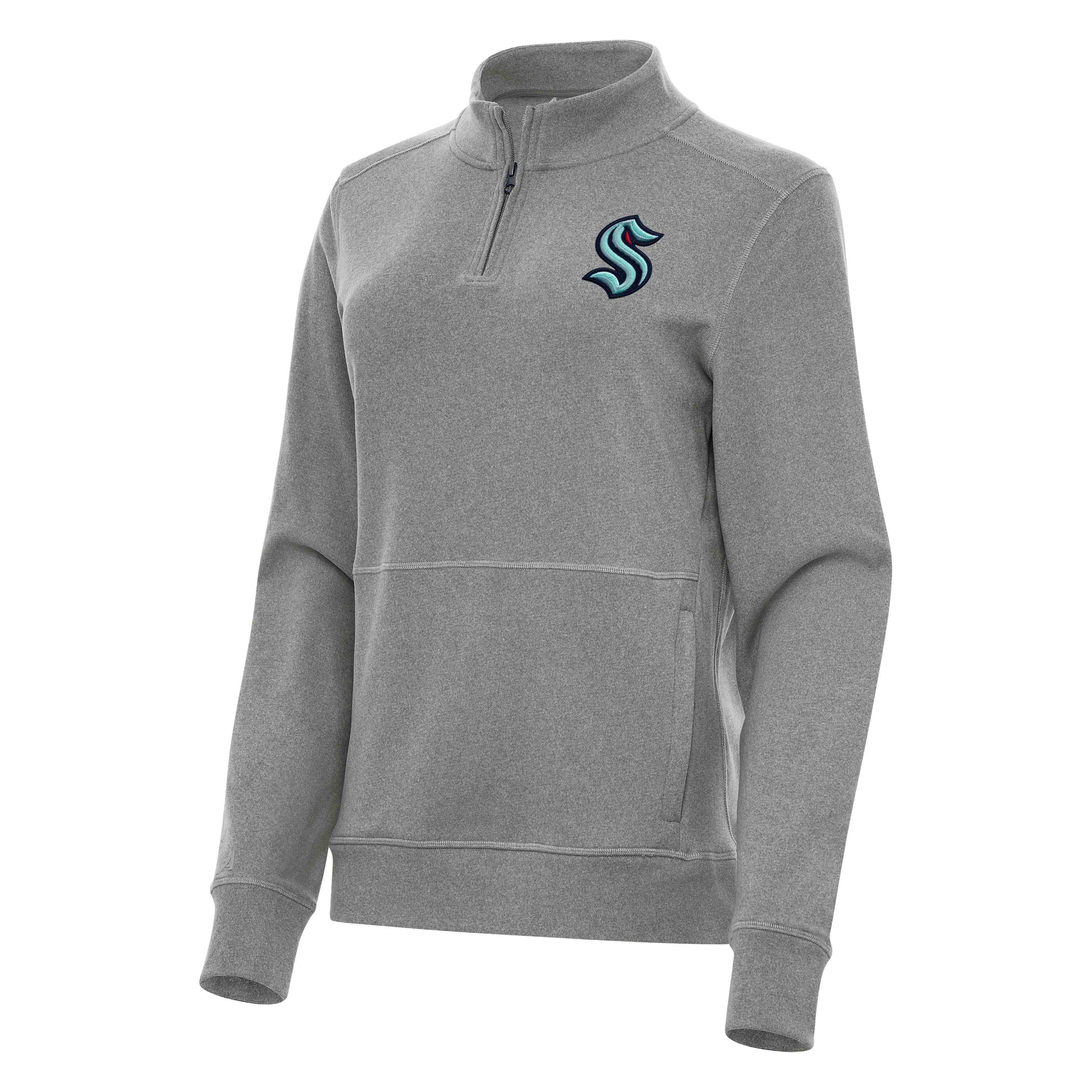 Seattle Kraken Womens Crush Quarter Zip Pullover - Image 3