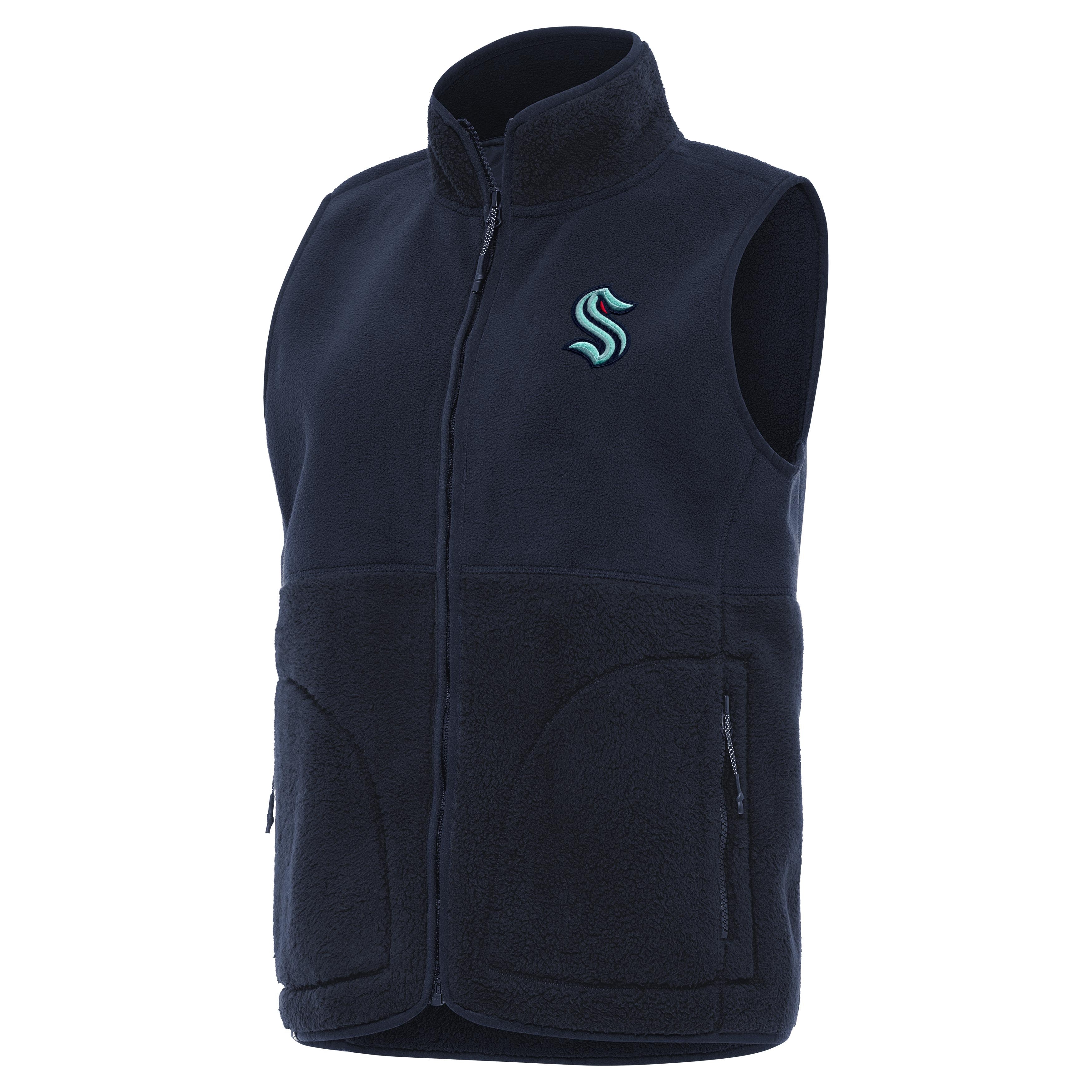 Seattle Kraken Womens Nostalgic Full Zip Vest