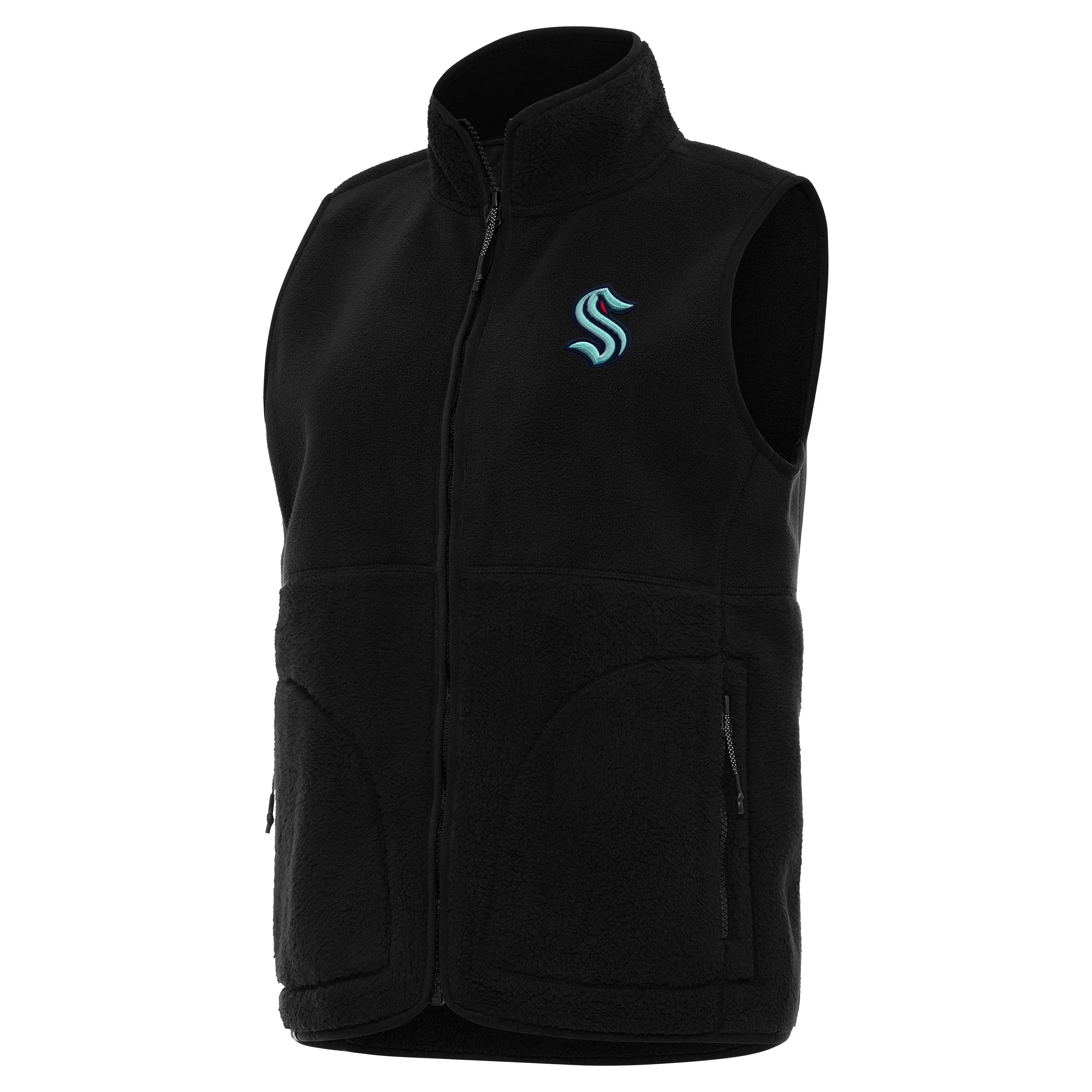Seattle Kraken Womens Nostalgic Full Zip Vest - Image 2