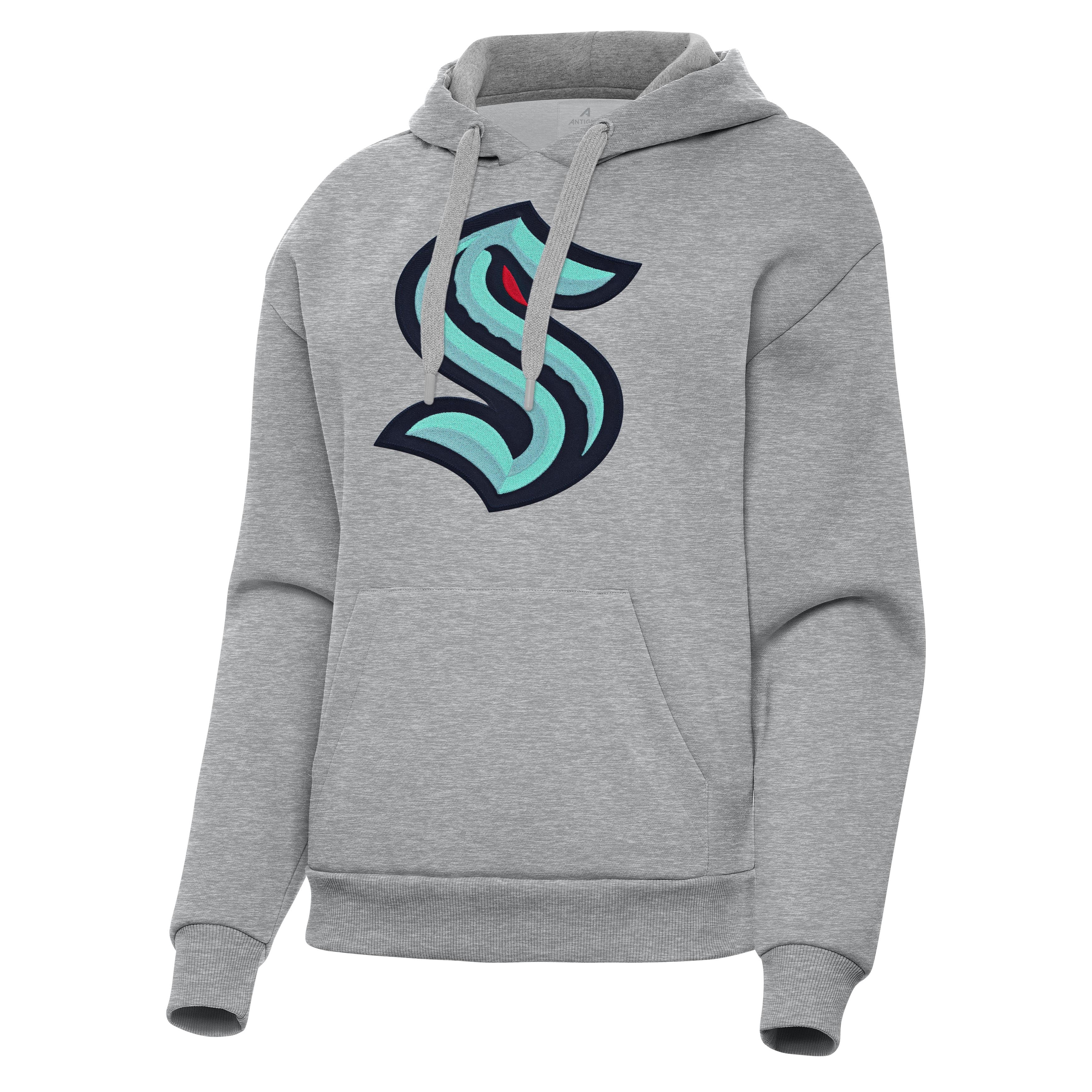 Seattle Kraken Womens Victory Full Front Logo Pullover Hood - Image 4