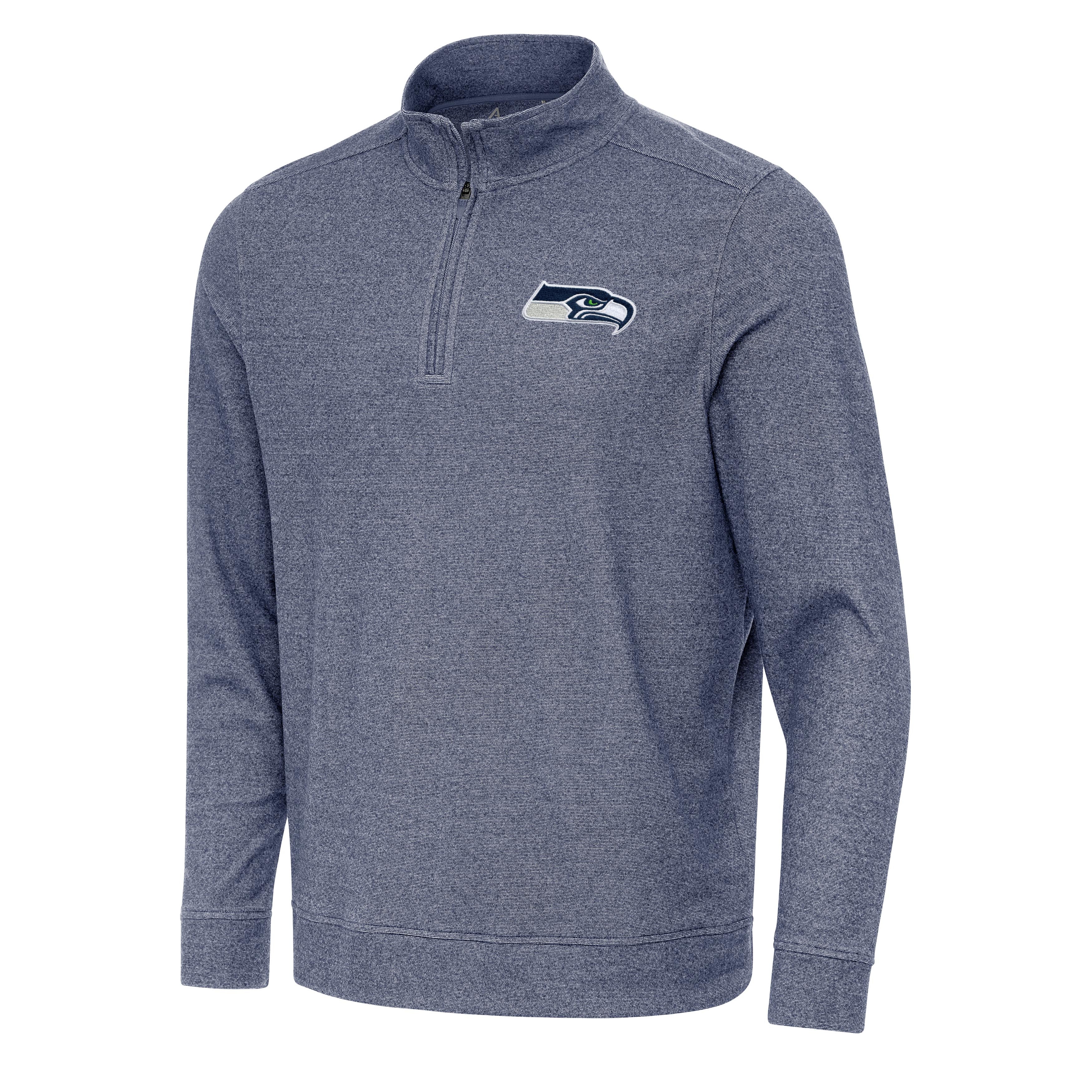 Seattle Seahawks Subtle Quarter Zip Mock