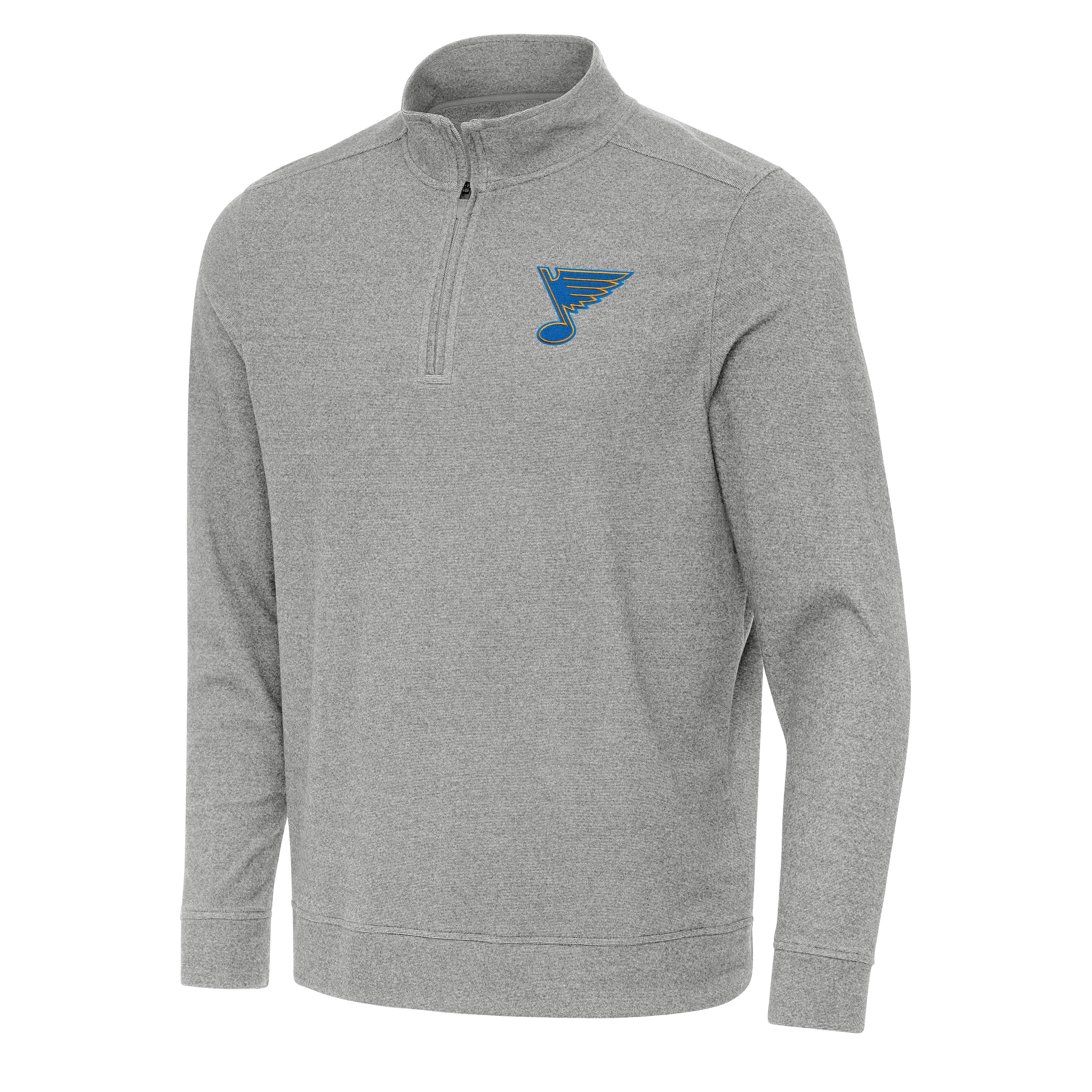 St Louis Blues Subtle Quarter Zip Mock