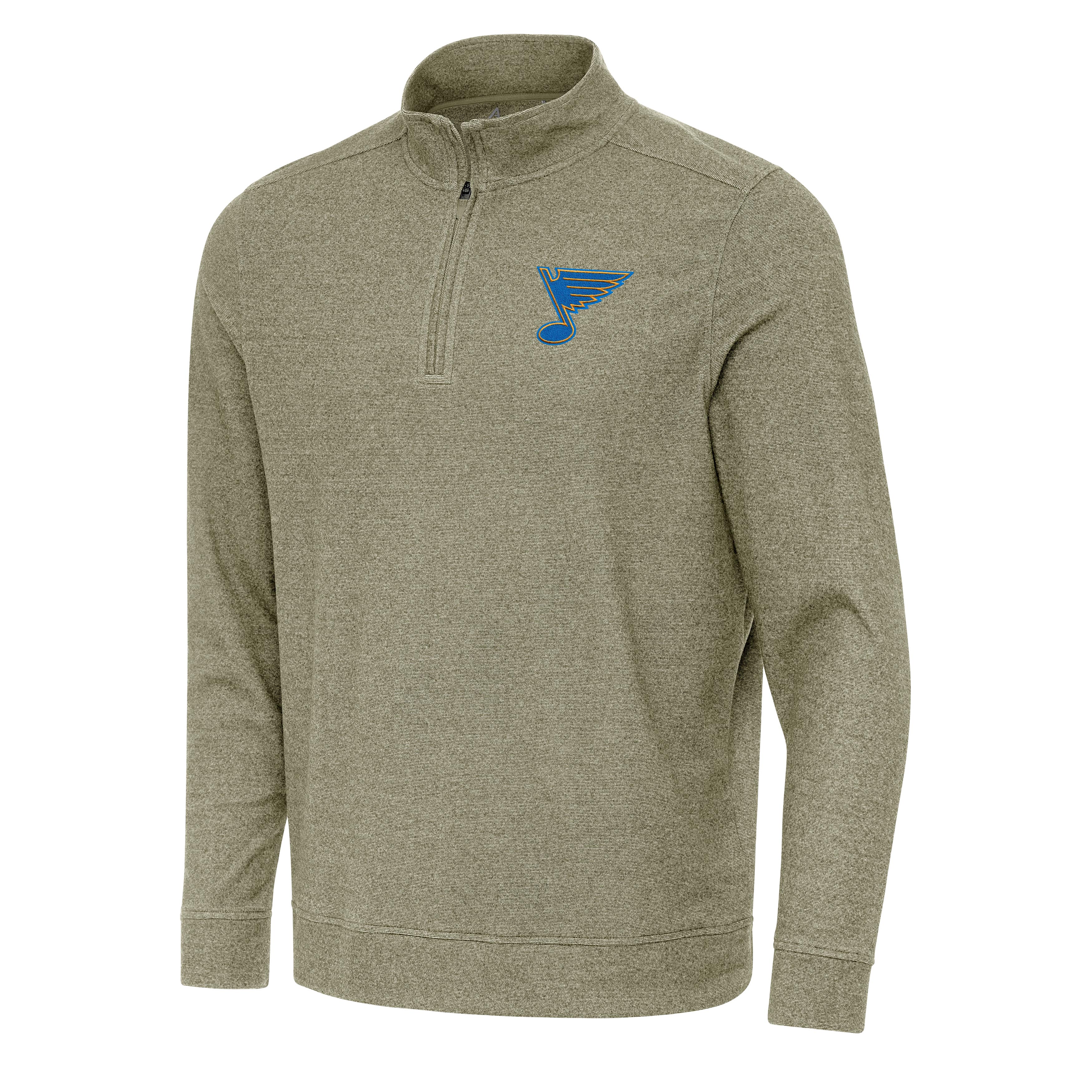 St Louis Blues Subtle Quarter Zip Mock - Image 4