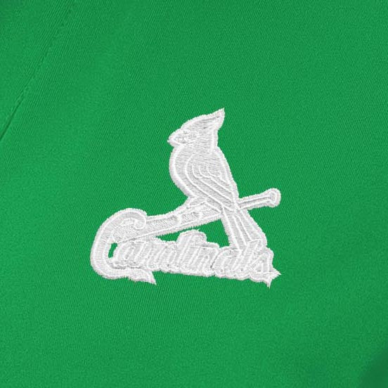 St. Louis Cardinals Womens Era St Patricks Day White Logo Polo - Image 2