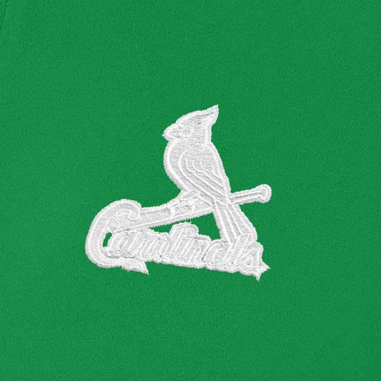 St. Louis Cardinals Womens Intent St Patricks Day White Logo Quarter Zip Pullover - Image 2