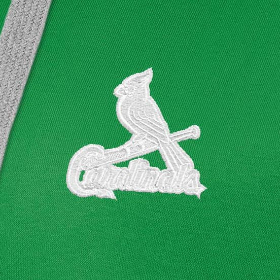 St. Louis Cardinals Womens Victory St Patricks Day White Logo Pullover Hood - Image 2