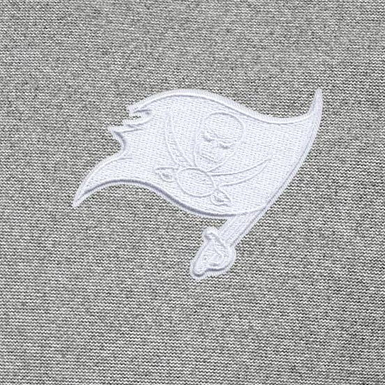 Tampa Bay Buccaneers Subtle White Logo Quarter Zip Mock - Image 2