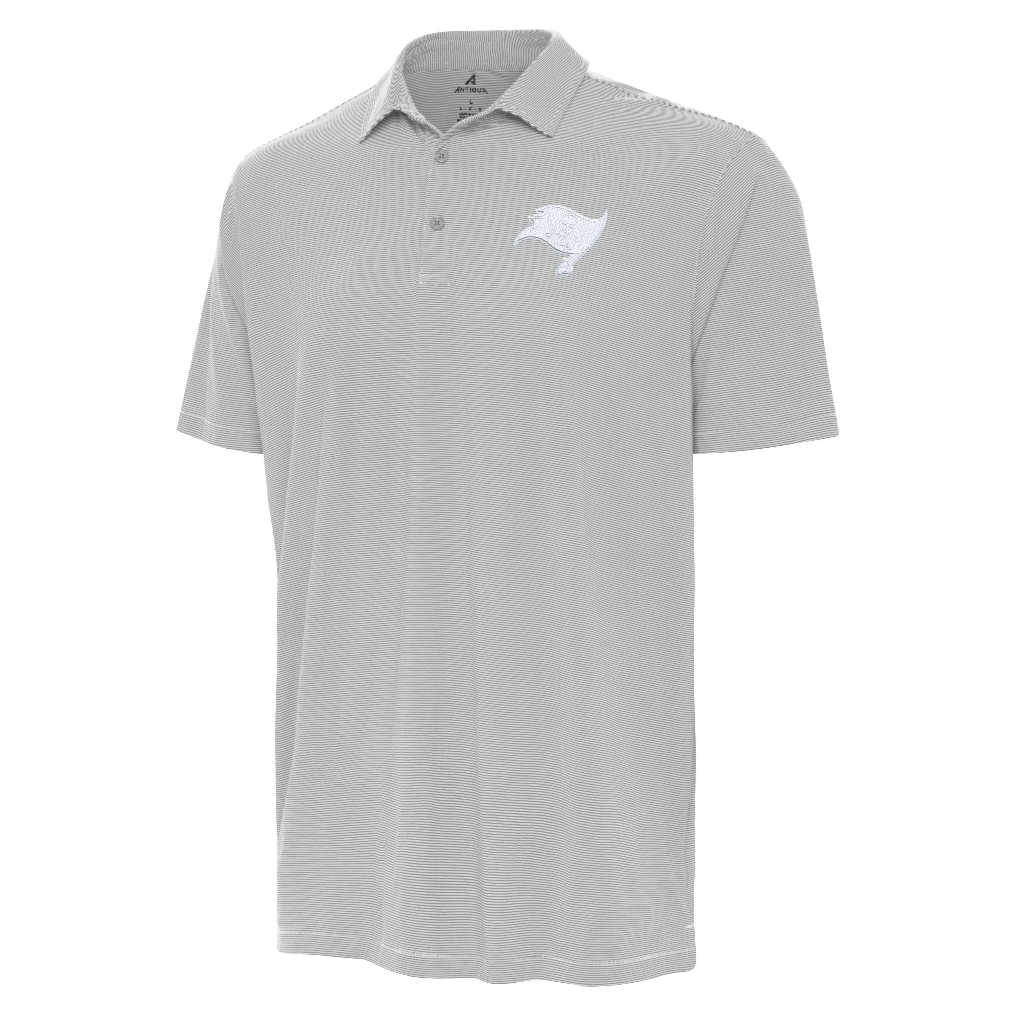 Tampa Bay Buccaneers Twine White Logo Polo