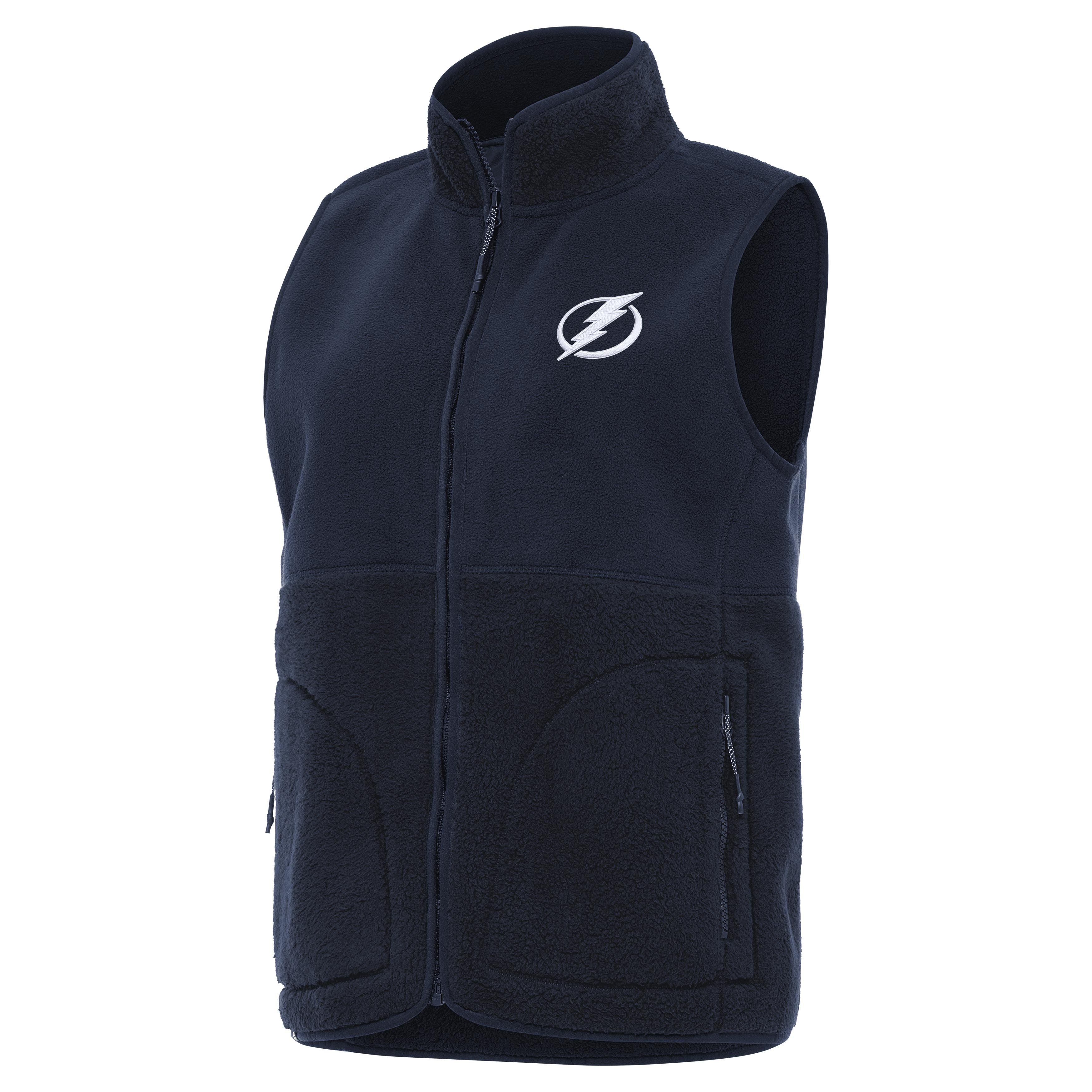 Tampa Bay Lightning Womens Nostalgic Full Zip Vest