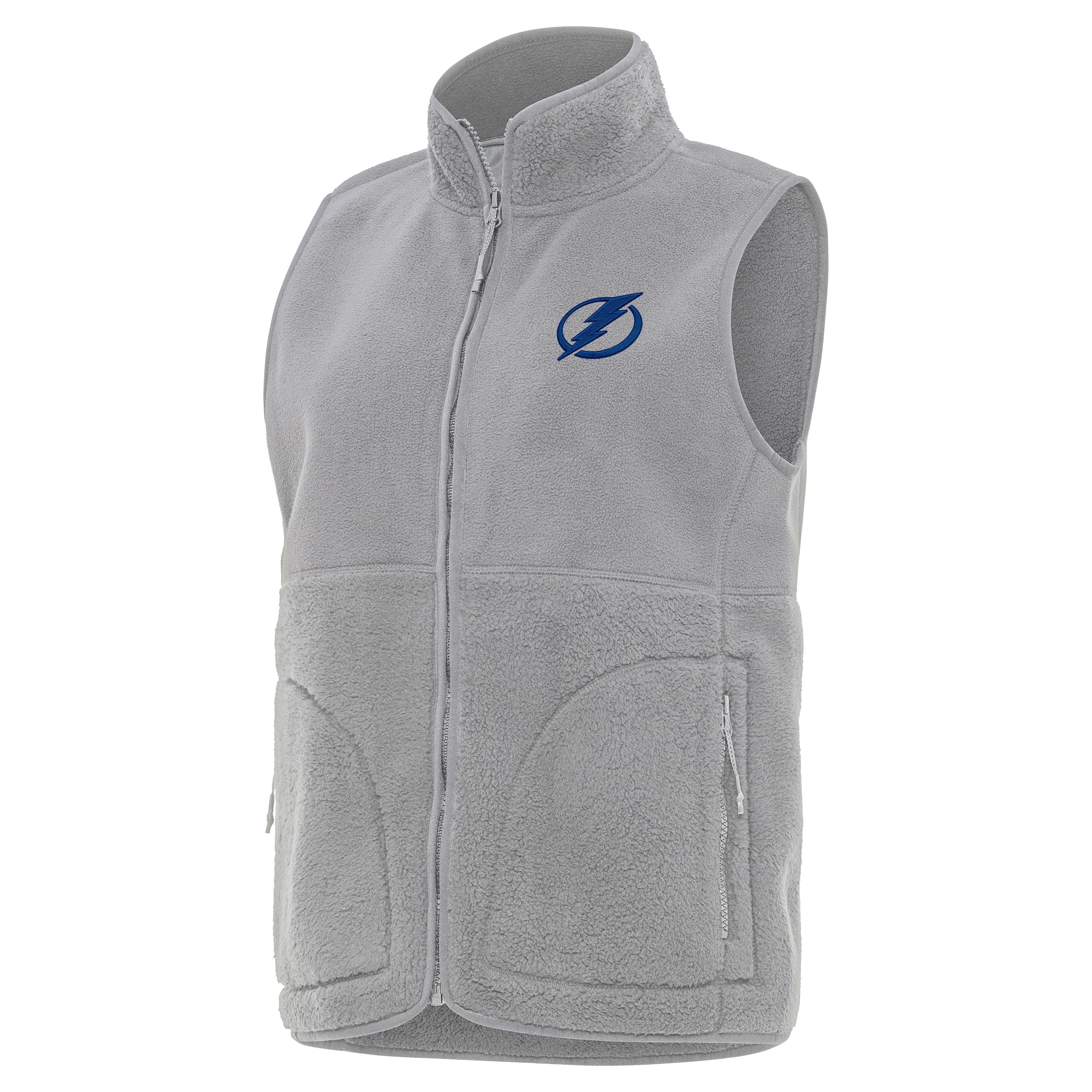 Tampa Bay Lightning Womens Nostalgic Full Zip Vest - Image 3