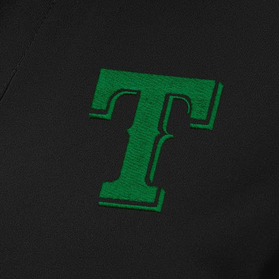 Texas Rangers Womens Intent St Patricks Day Quarter Zip Pullover - Image 4