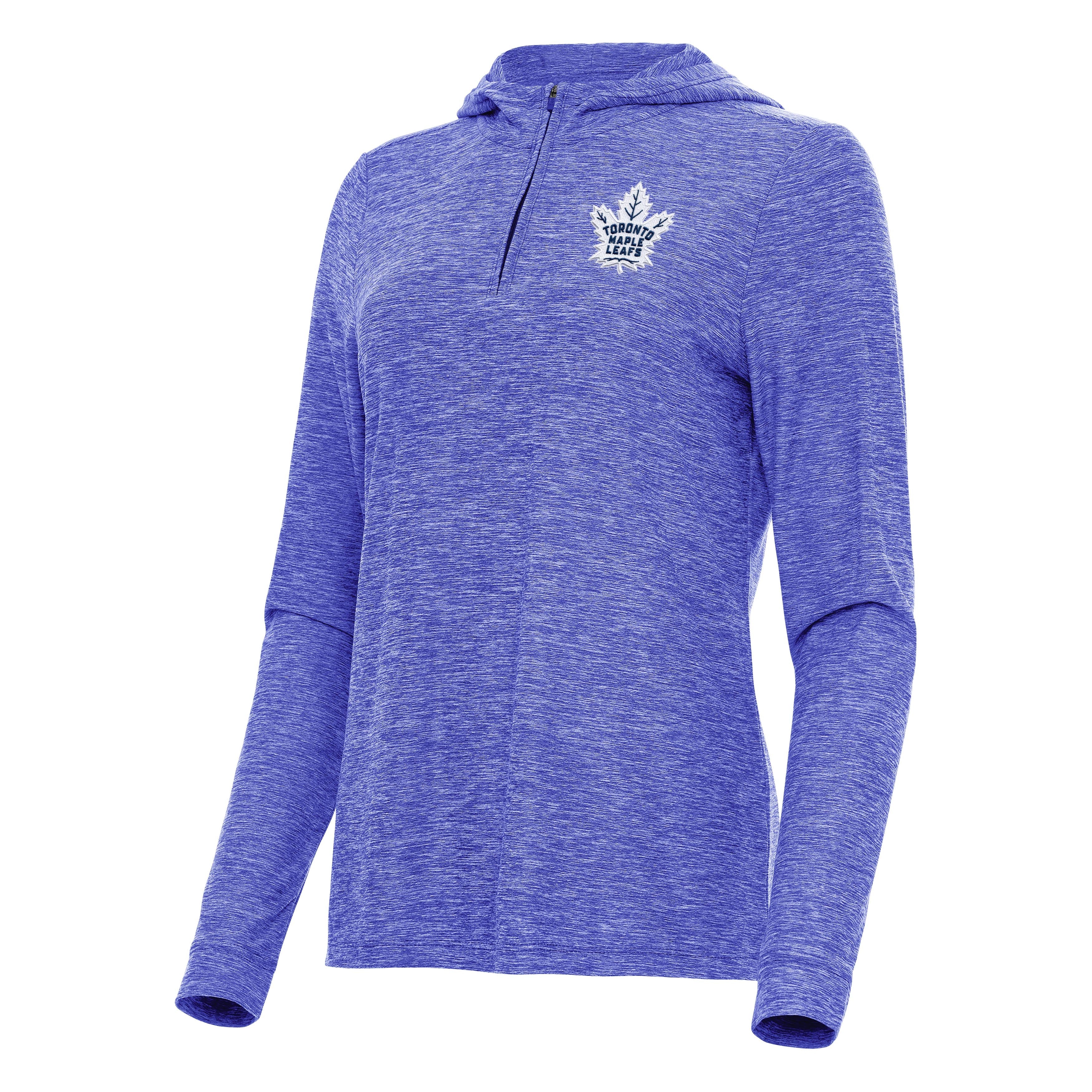 Toronto Maple Leafs Womens Daybreak Quarter Zip Pullover Hood - Image 4