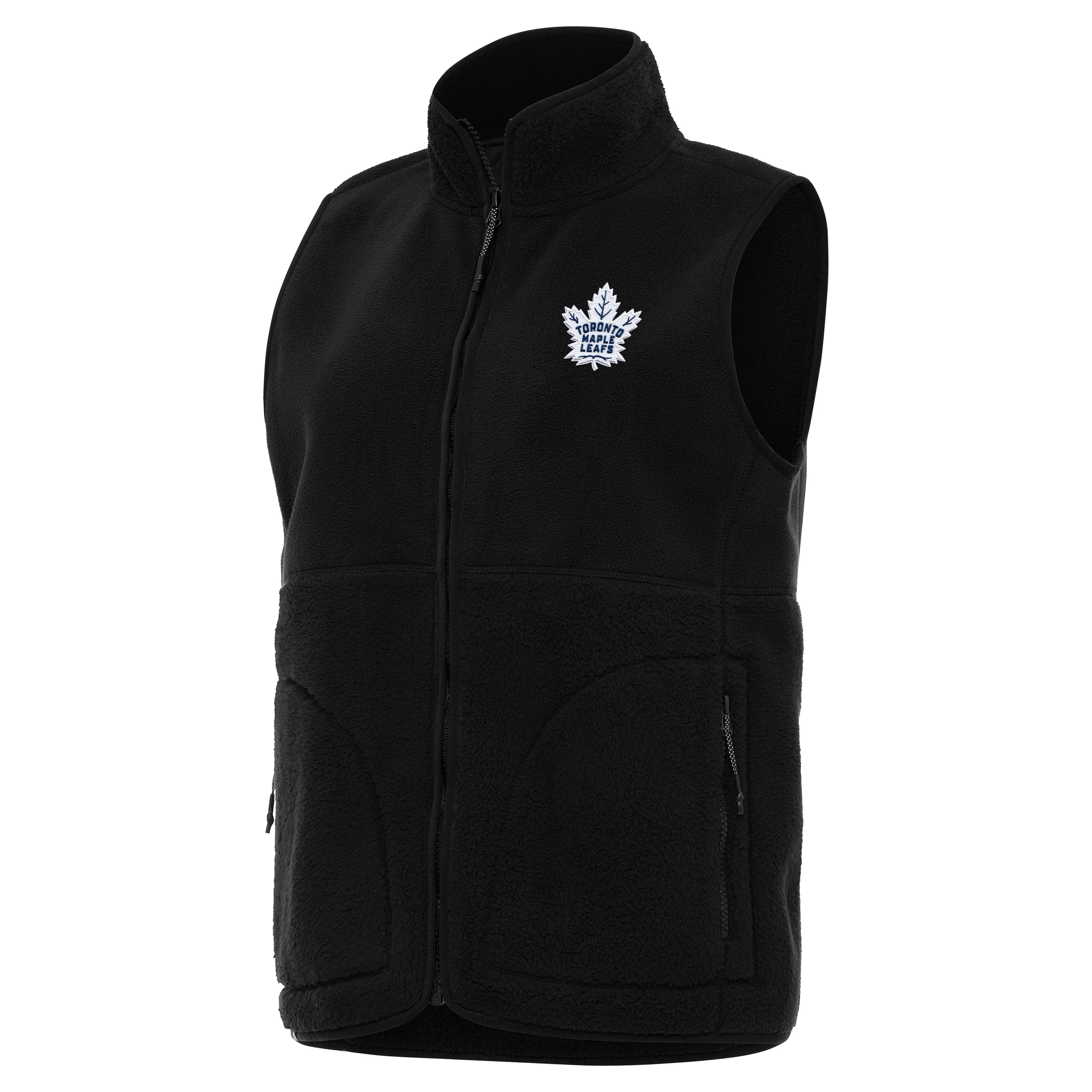 Toronto Maple Leafs Womens Nostalgic Full Zip Vest - Image 2