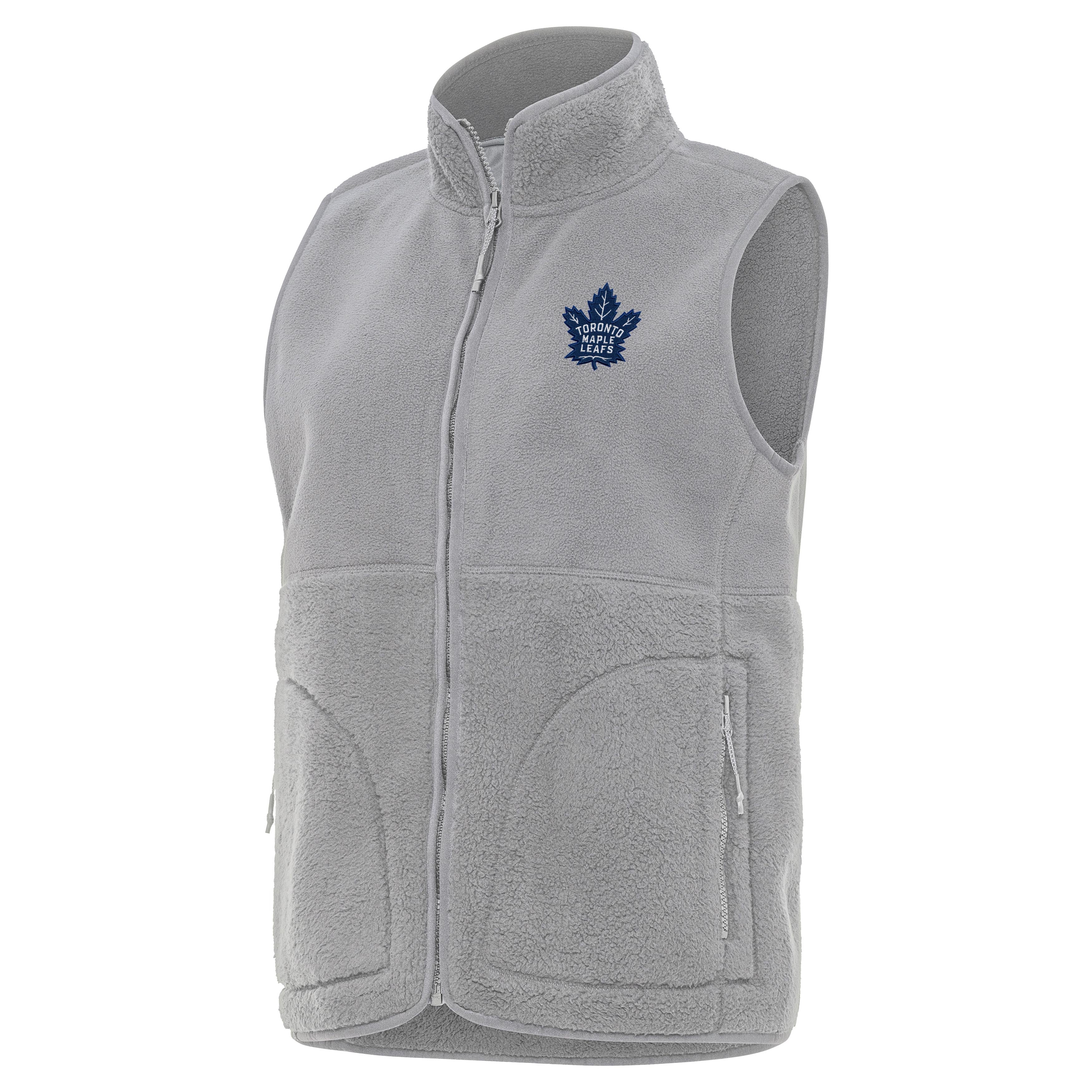Toronto Maple Leafs Womens Nostalgic Full Zip Vest - Image 3