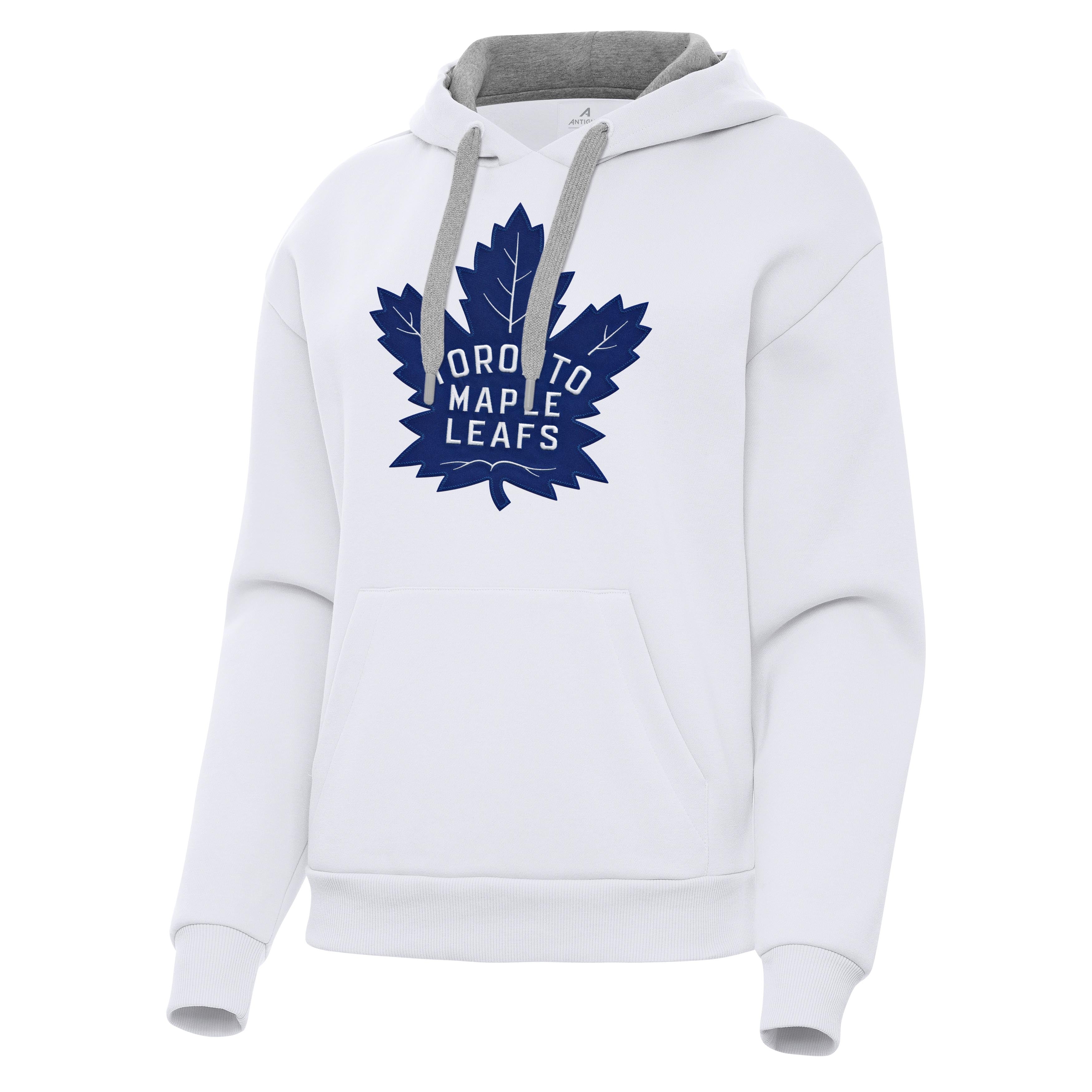 Toronto Maple Leafs Womens Victory Full Front Logo Pullover Hood
