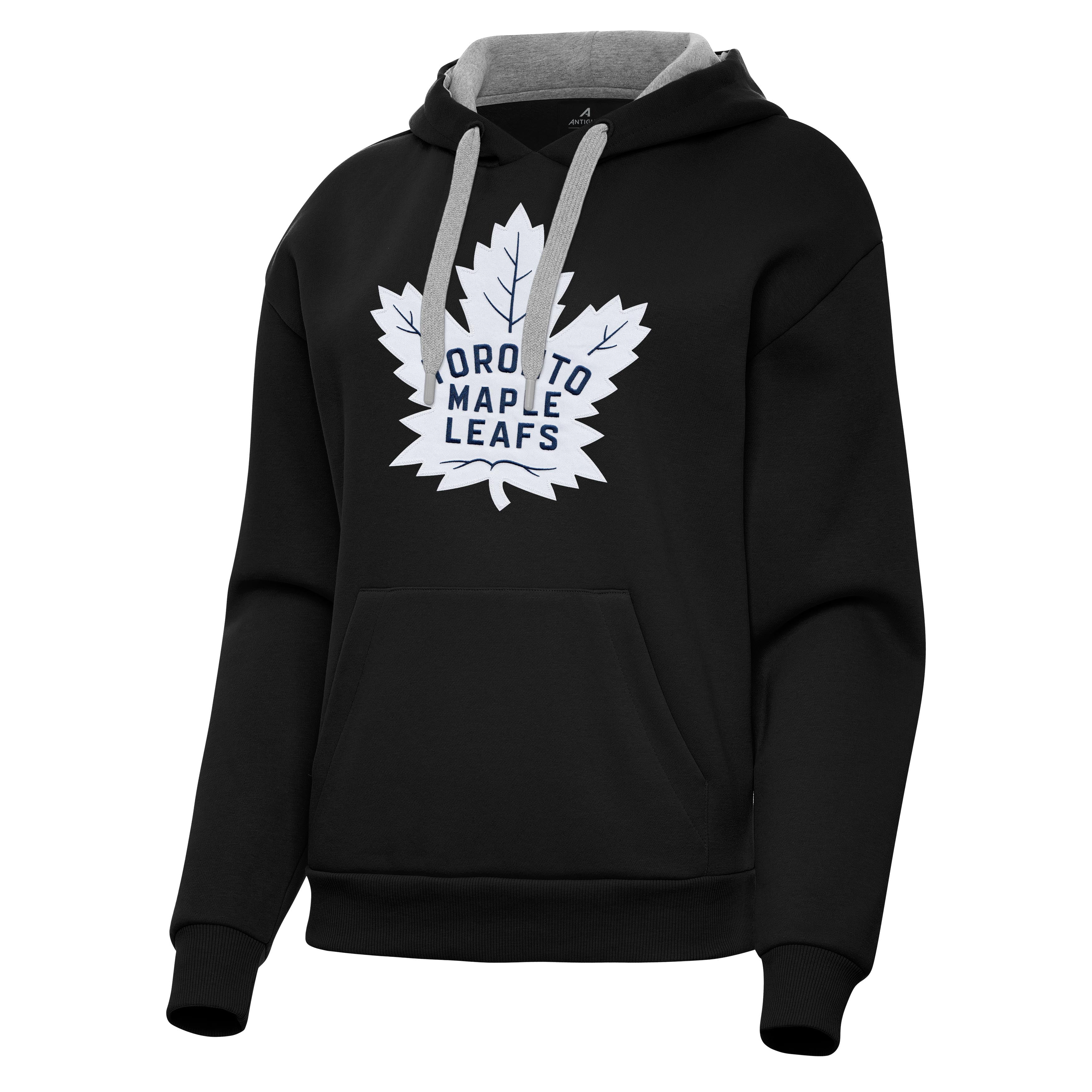 Toronto Maple Leafs Womens Victory Full Front Logo Pullover Hood - Image 3