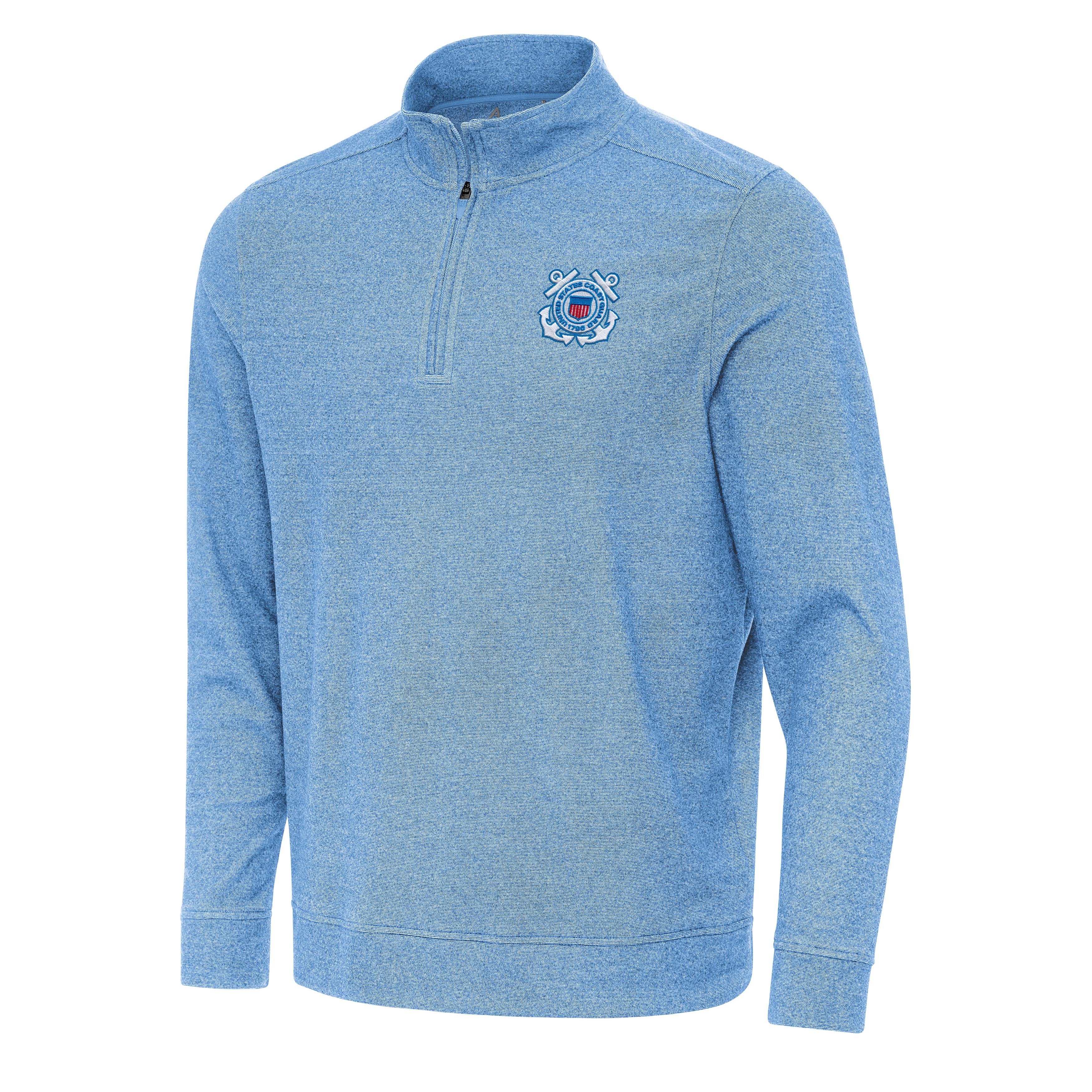 Coast Guard Subtle Quarter Zip Mock