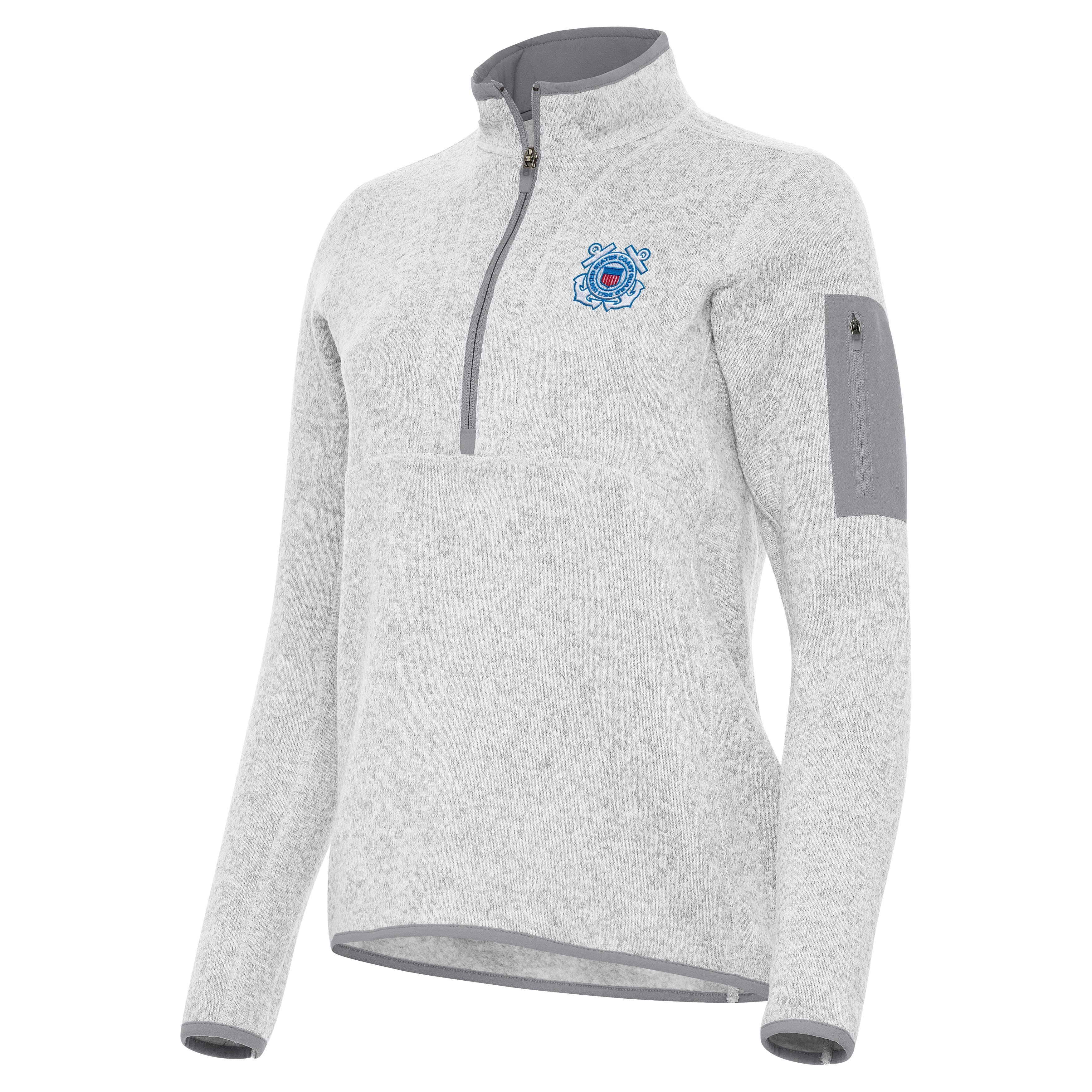 Coast Guard Womens Fortune Half Zip Pullover - Image 3