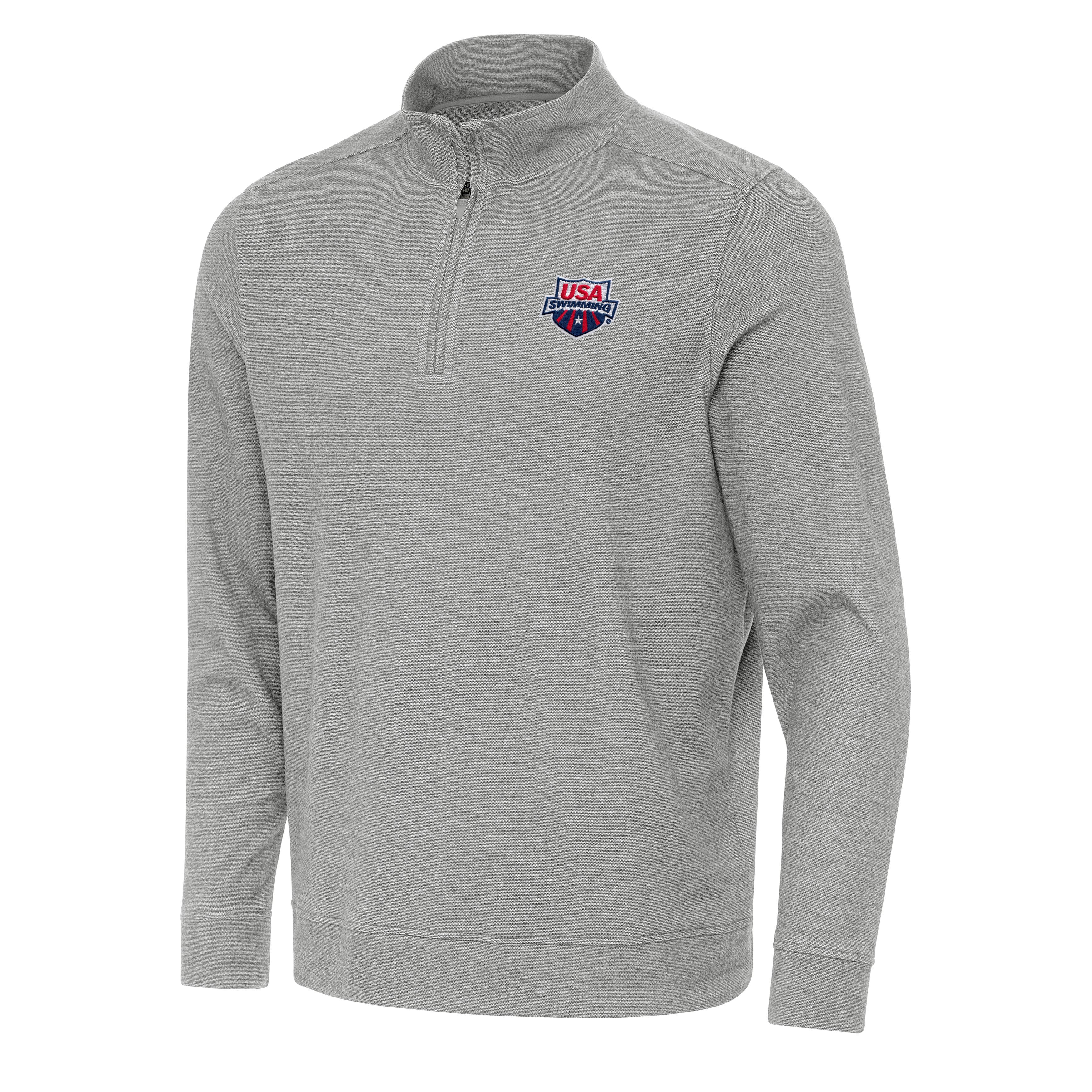 US Swimming Subtle Quarter Zip Mock