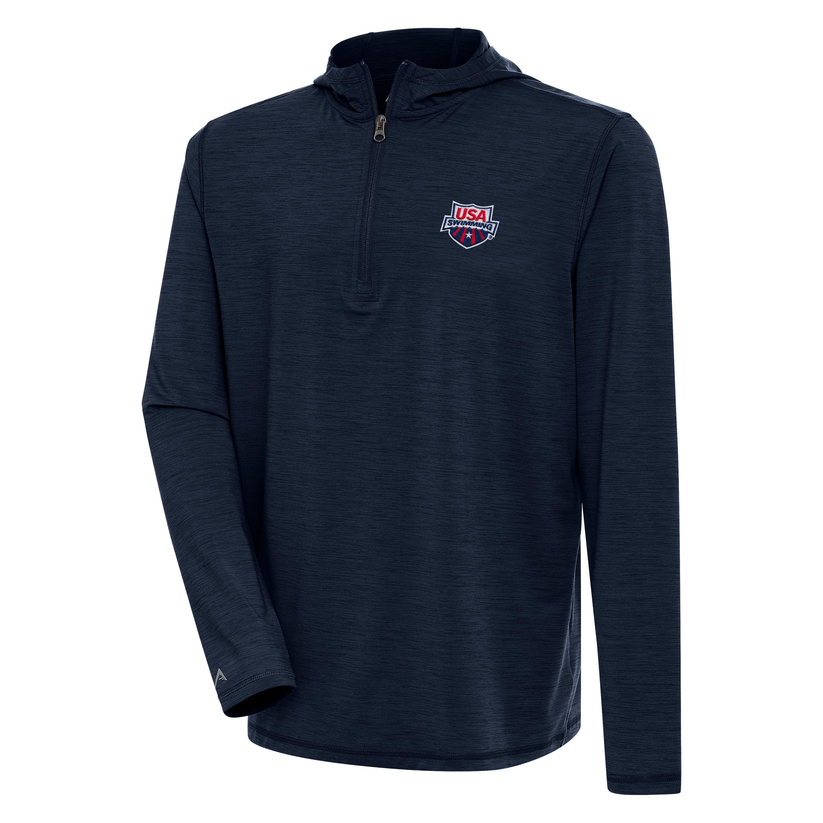 US Swimming Tidy Hooded Quarter Zip Pullover