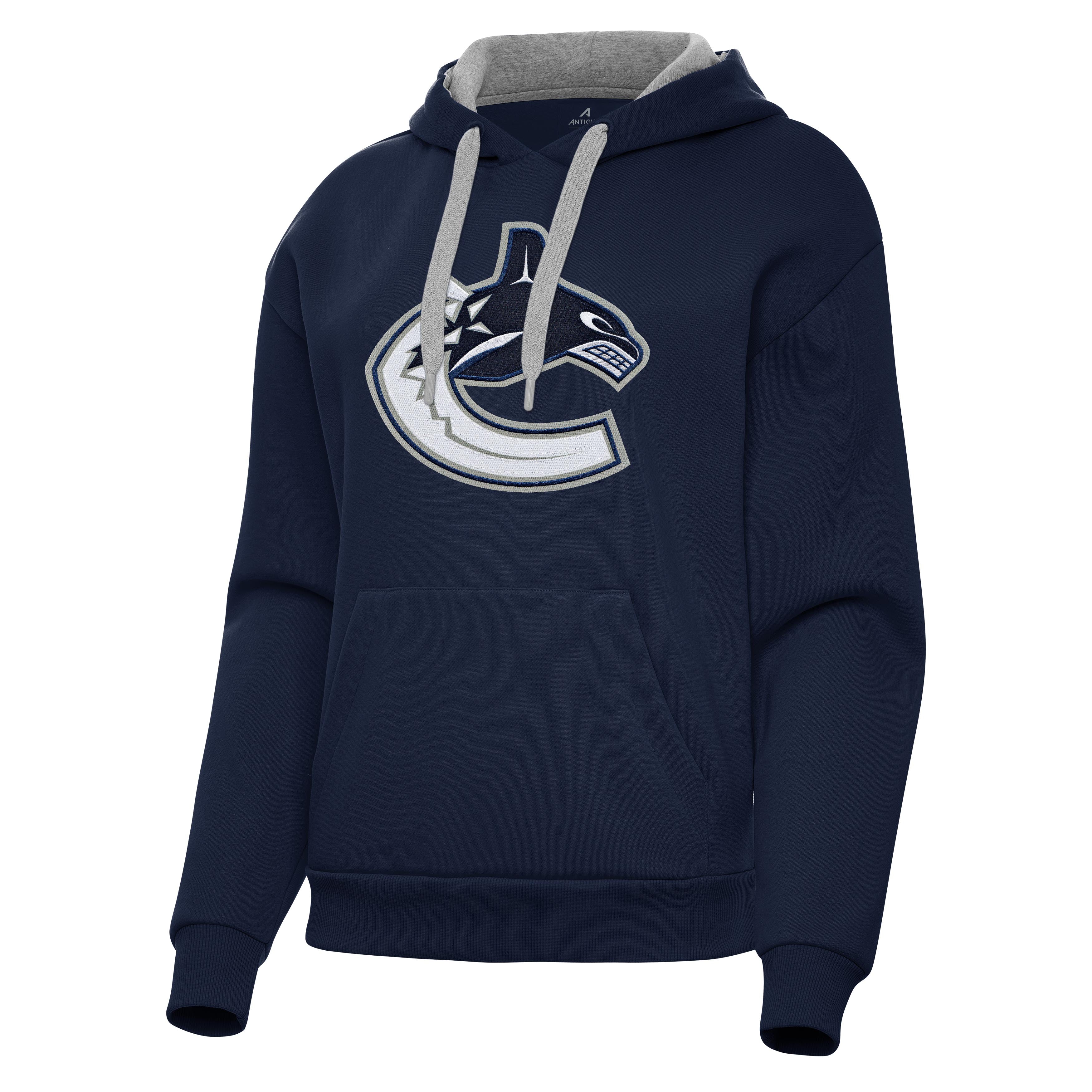 Vancouver Canucks Womens Victory Full Front Logo Pullover Hood
